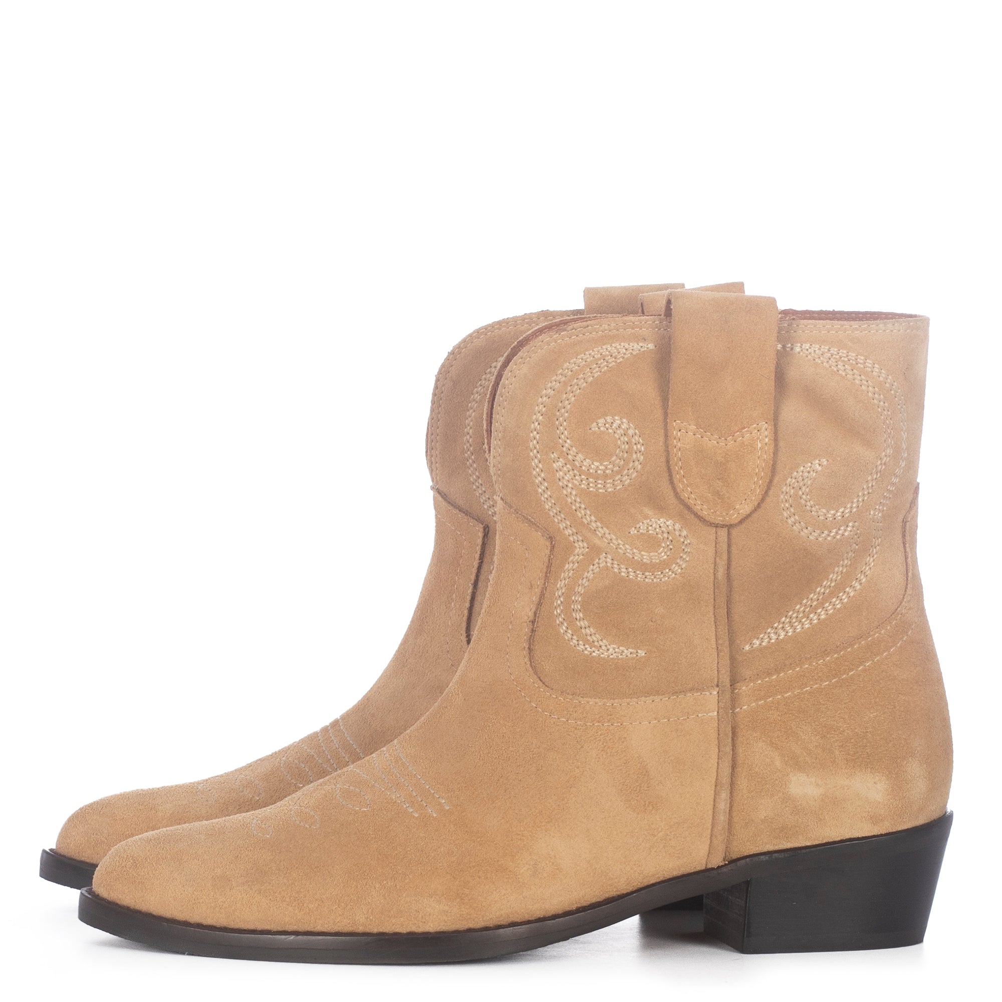 PUJA SAND ANKLE BOOTS