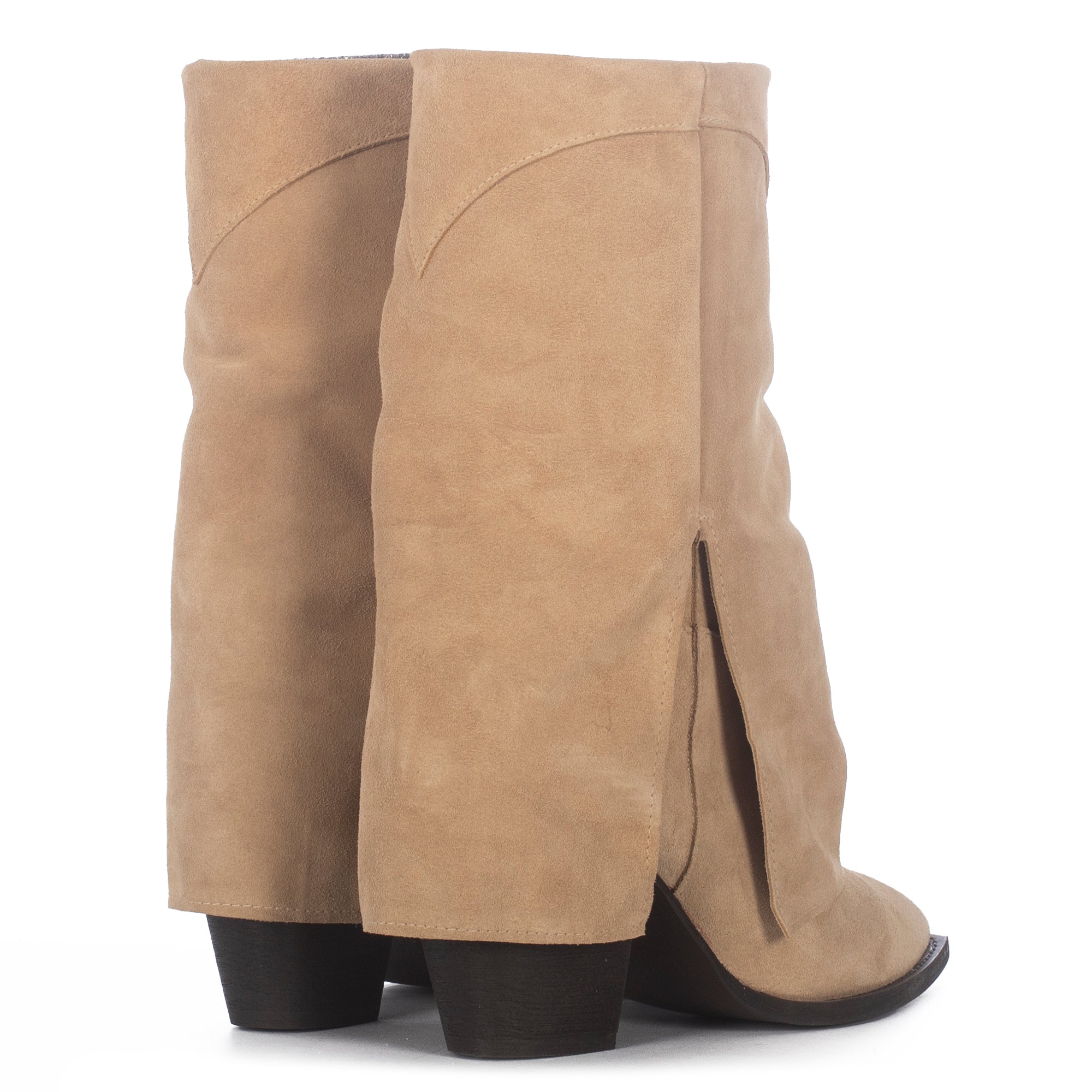 VEGAS SAND SUEDE BOOTS