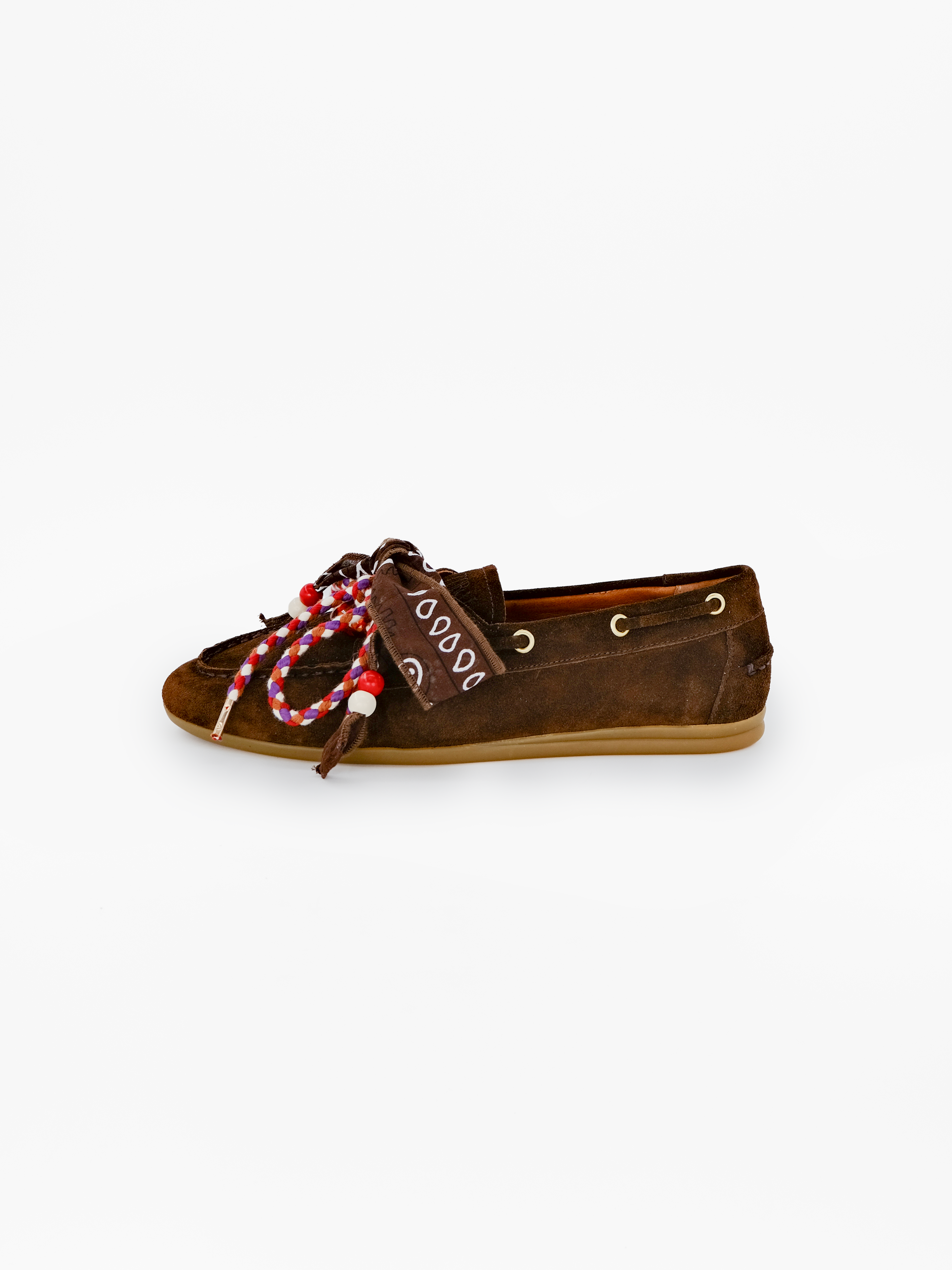 NAHUA PERSONALIZE BROWN SUEDE LOAFER – Toral