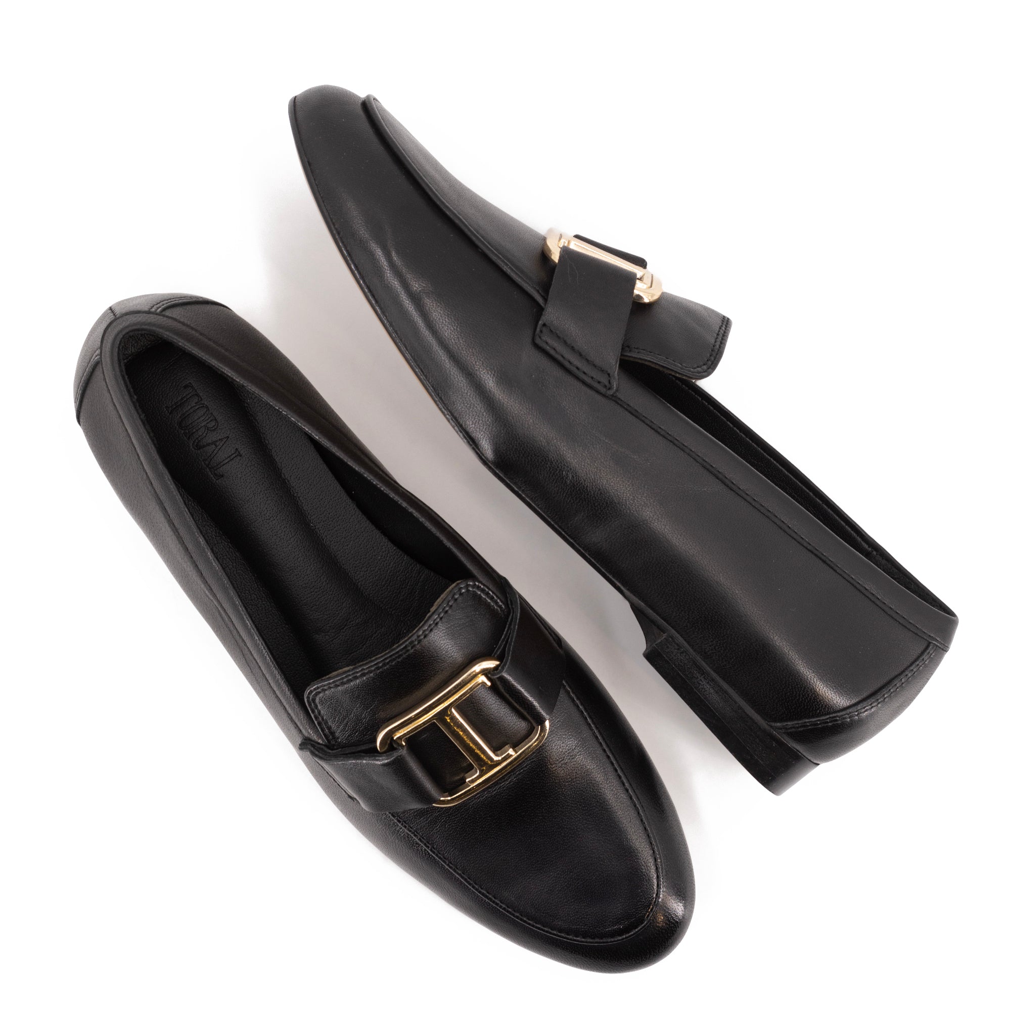 BLACK LEATHER LOAFER