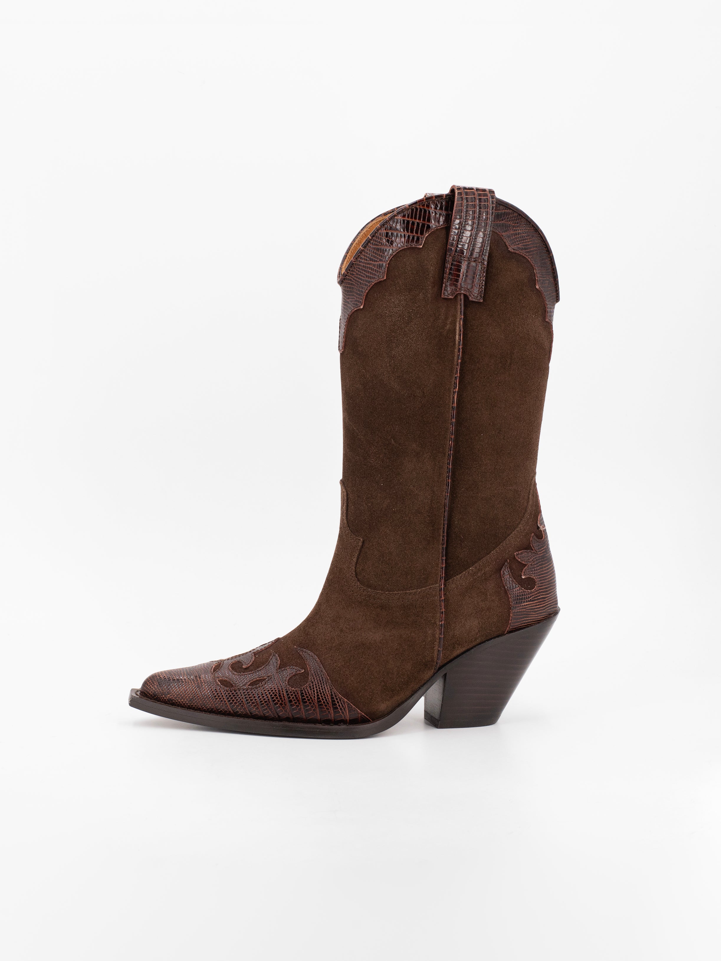 WESTERN LEATHER & SUEDE BOOTS