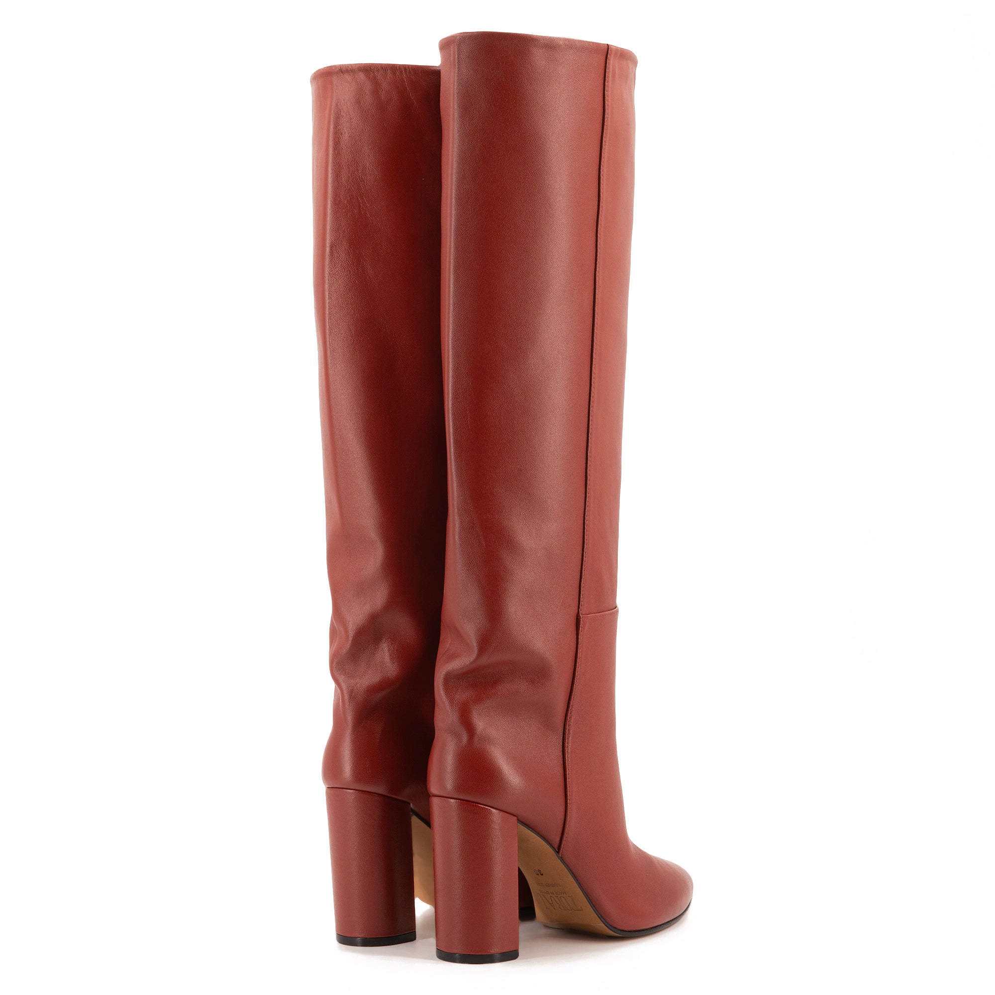 CHESTNUT TALL BOOTS