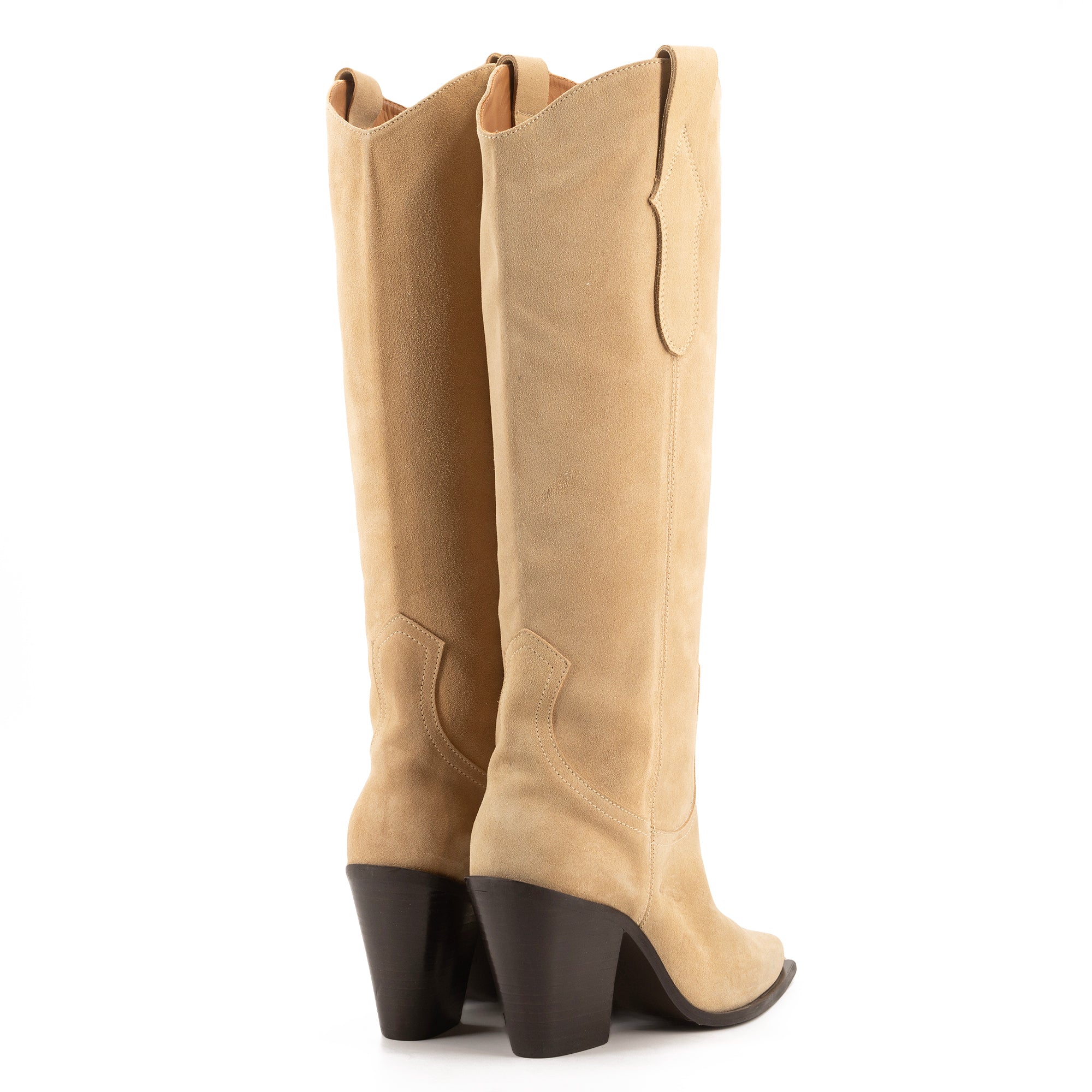 ANA SAND SUEDE BOOTS