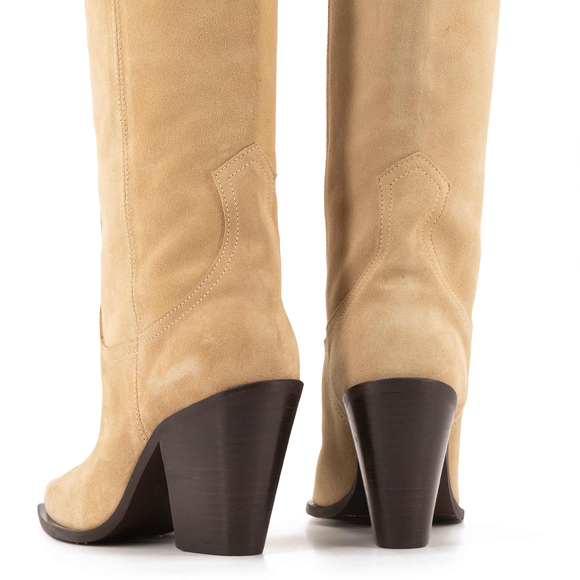 ANA SAND SUEDE BOOTS