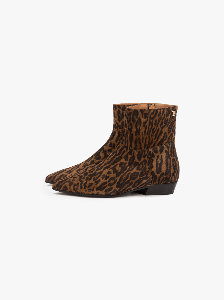 BELINDA LEOPARD BOOTIES