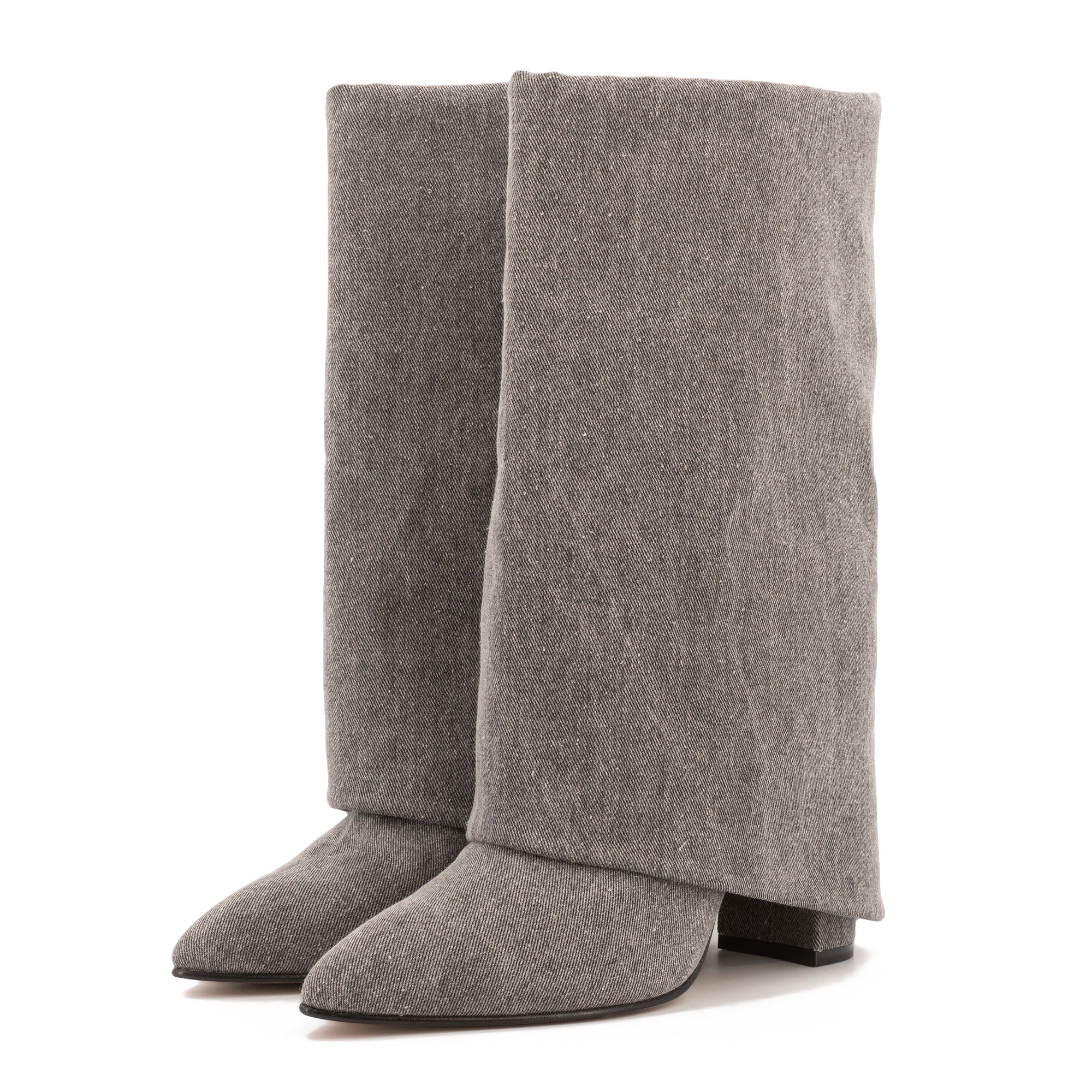 BERTA DENIM BOOTS