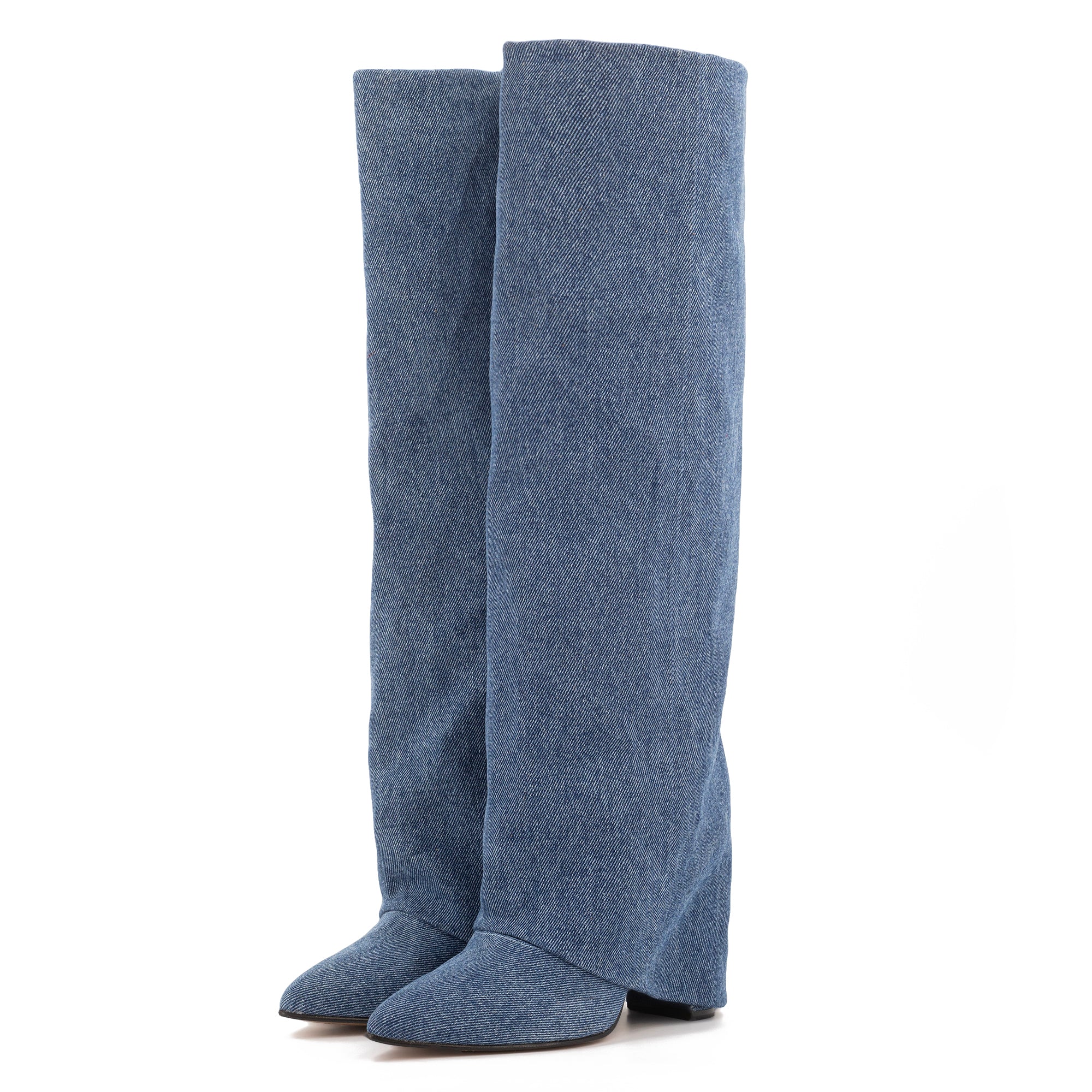 BERTA LUNGA DENIM BOOTS