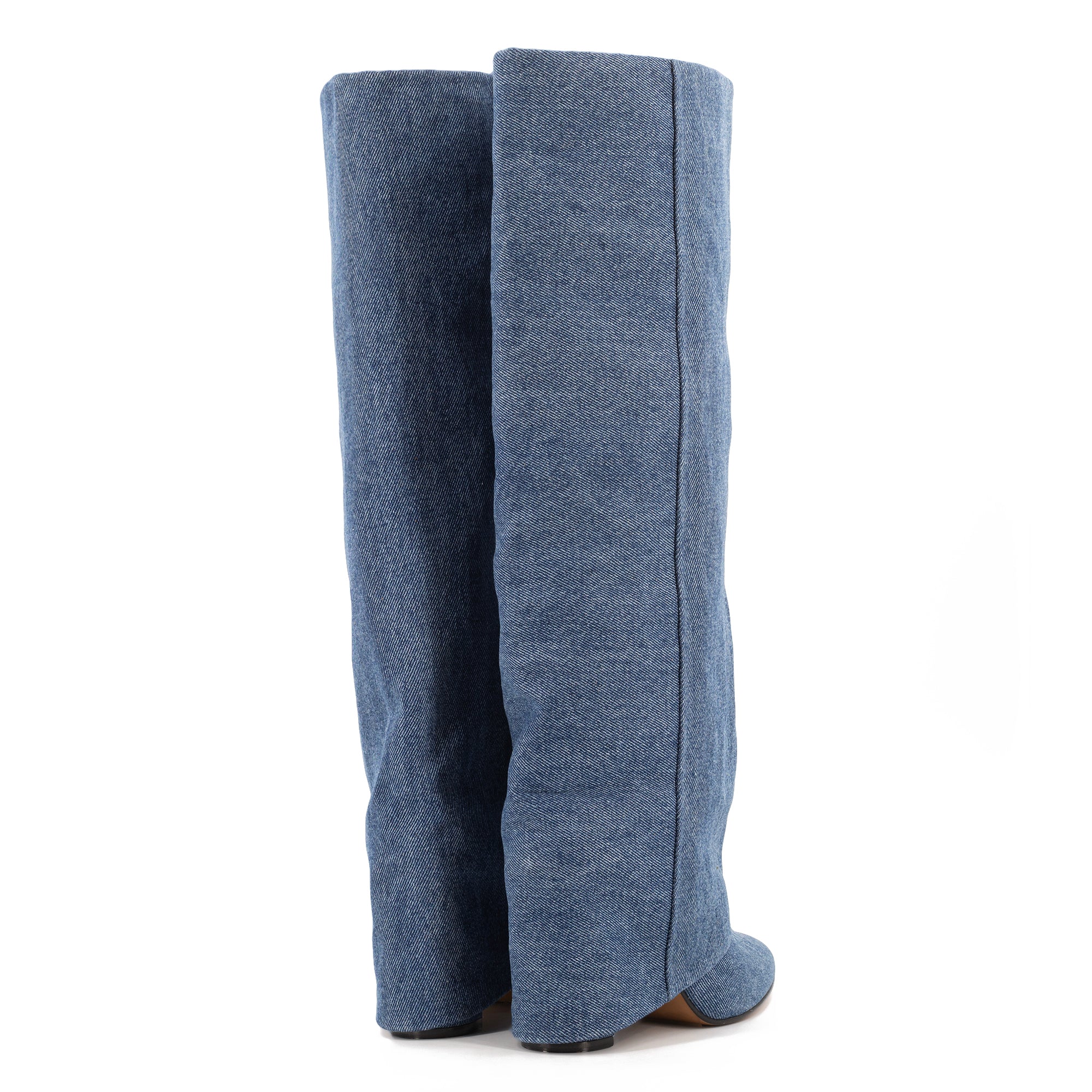 BERTA LUNGA DENIM BOOTS