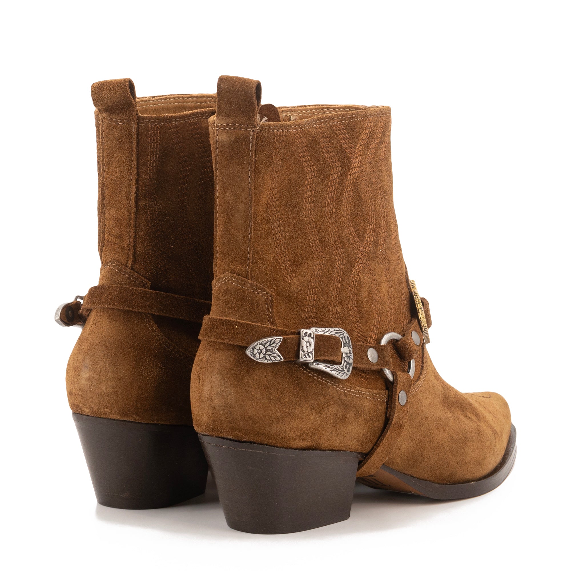 BLUES BROWN WESTERN BOOTIES