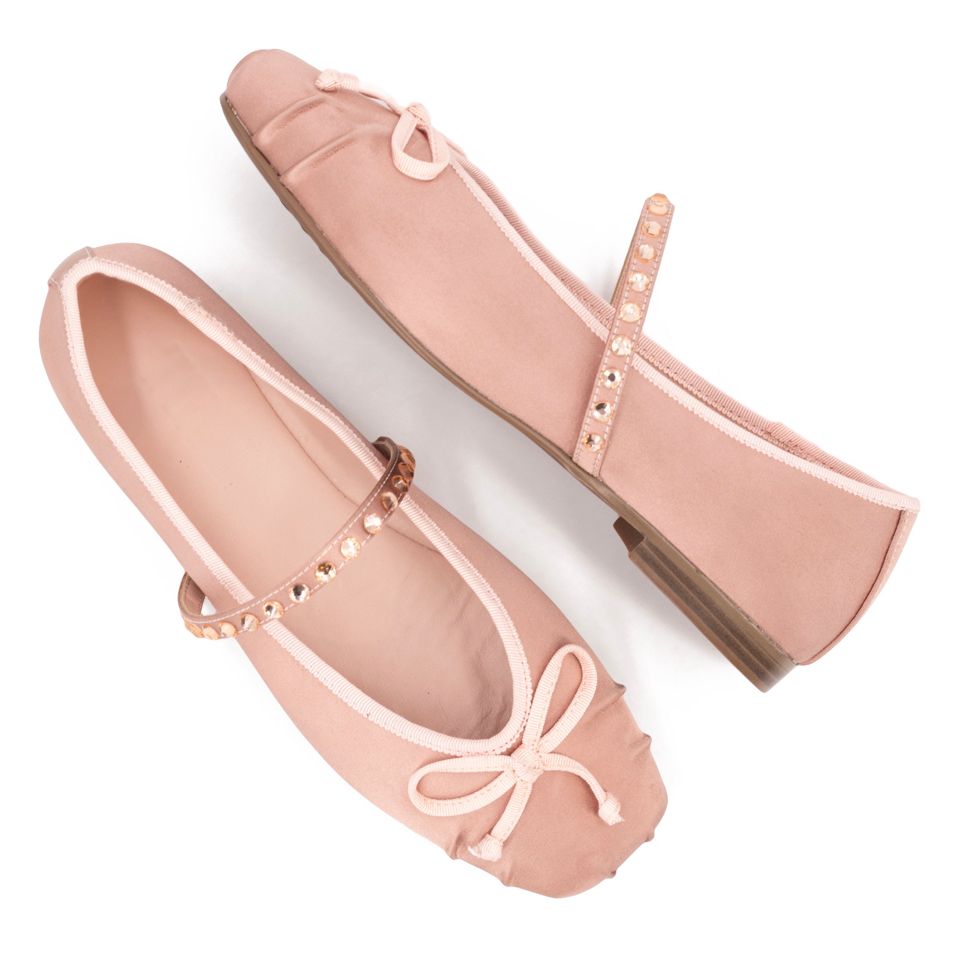 COCO GRAIN PINK BALLERINAS