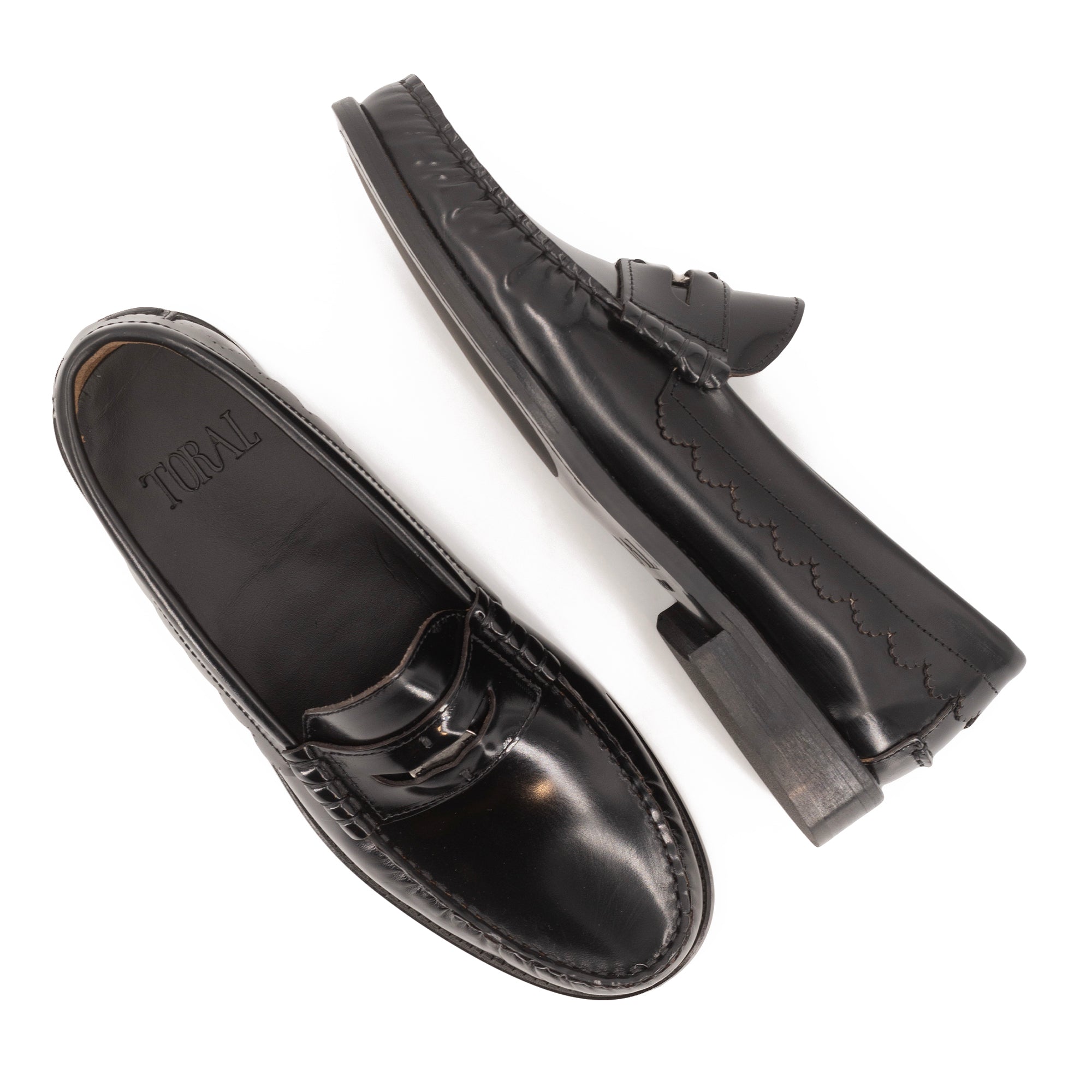 COIN BLACK  LOAFERS