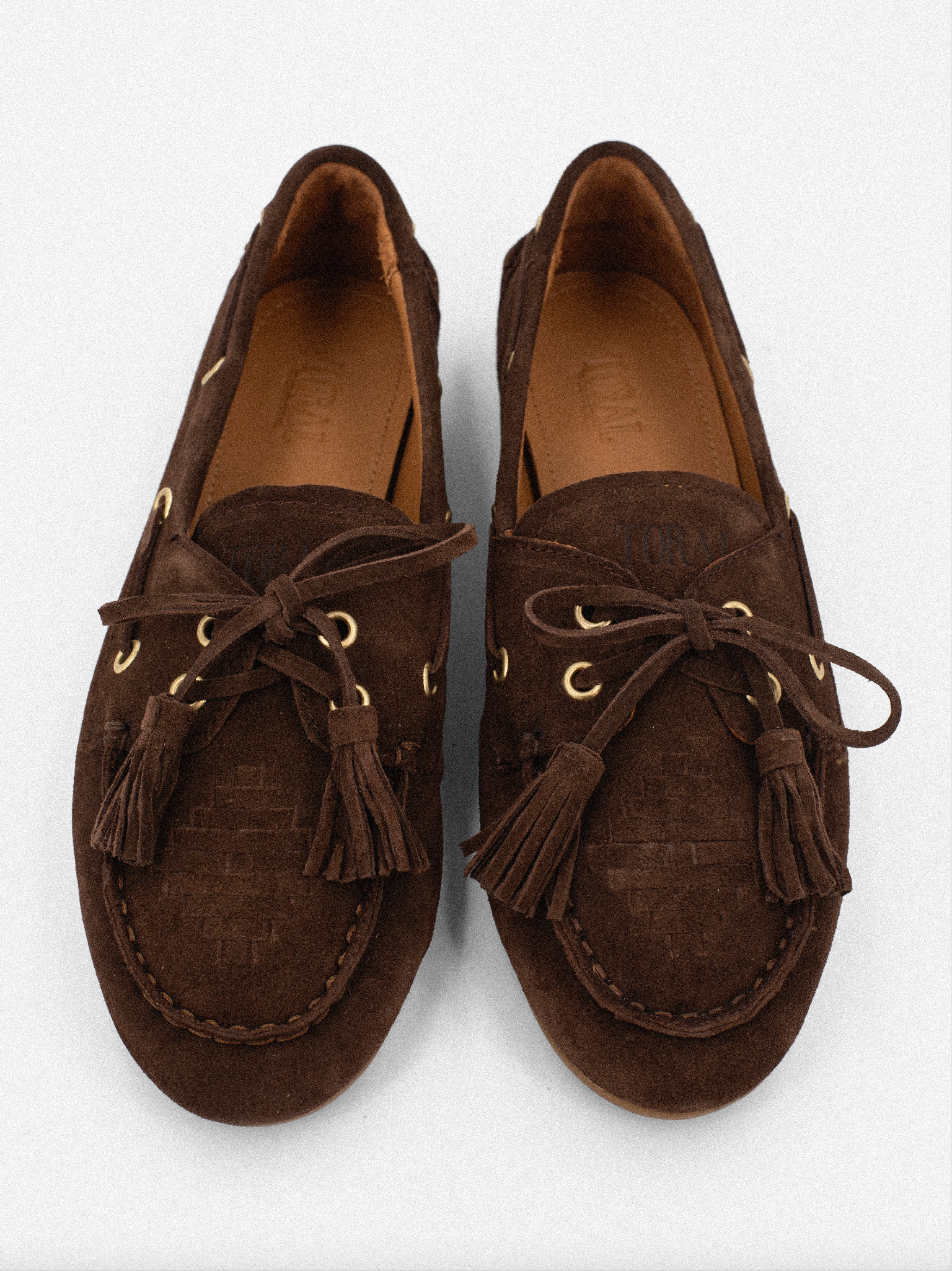 SHIMA SUEDE MOCCASIN WITH TASSELS