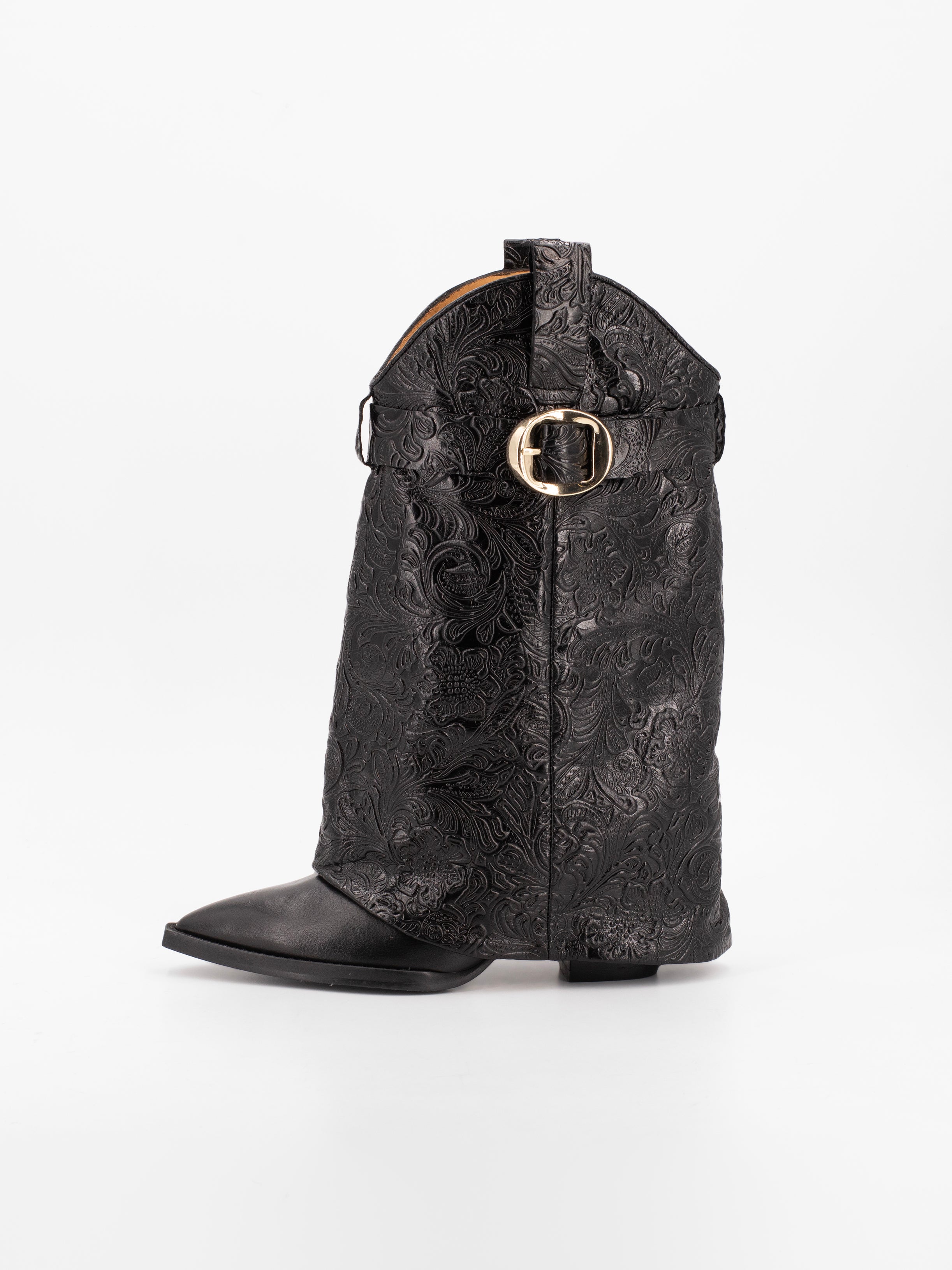 FOLK BLACK BOOTS