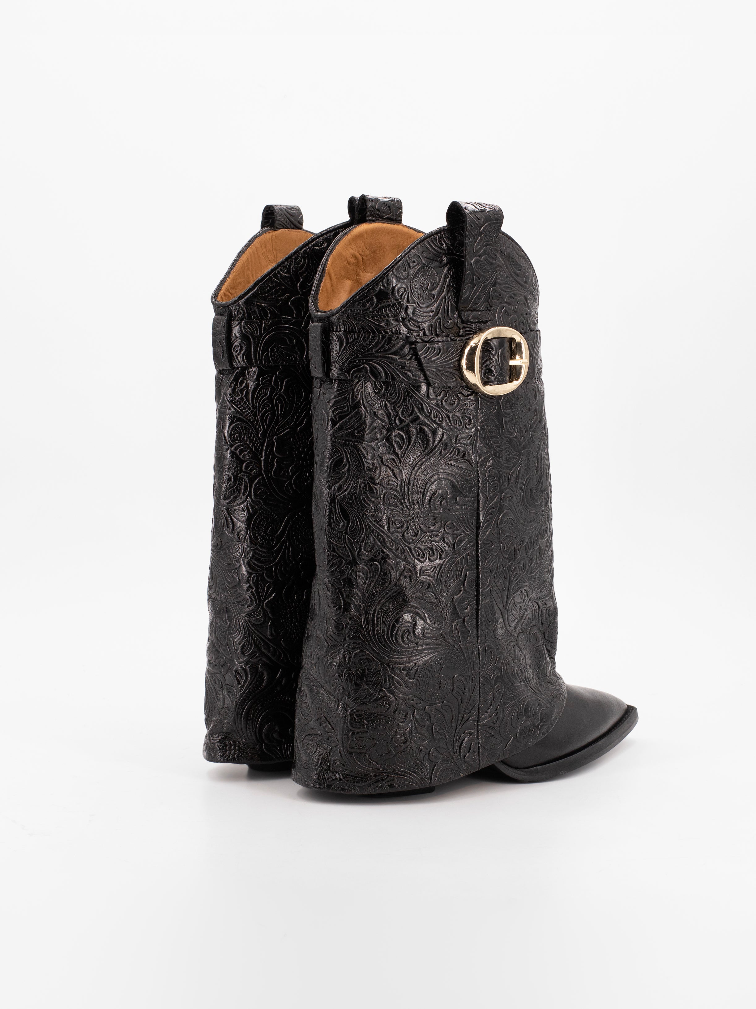FOLK BLACK BOOTS