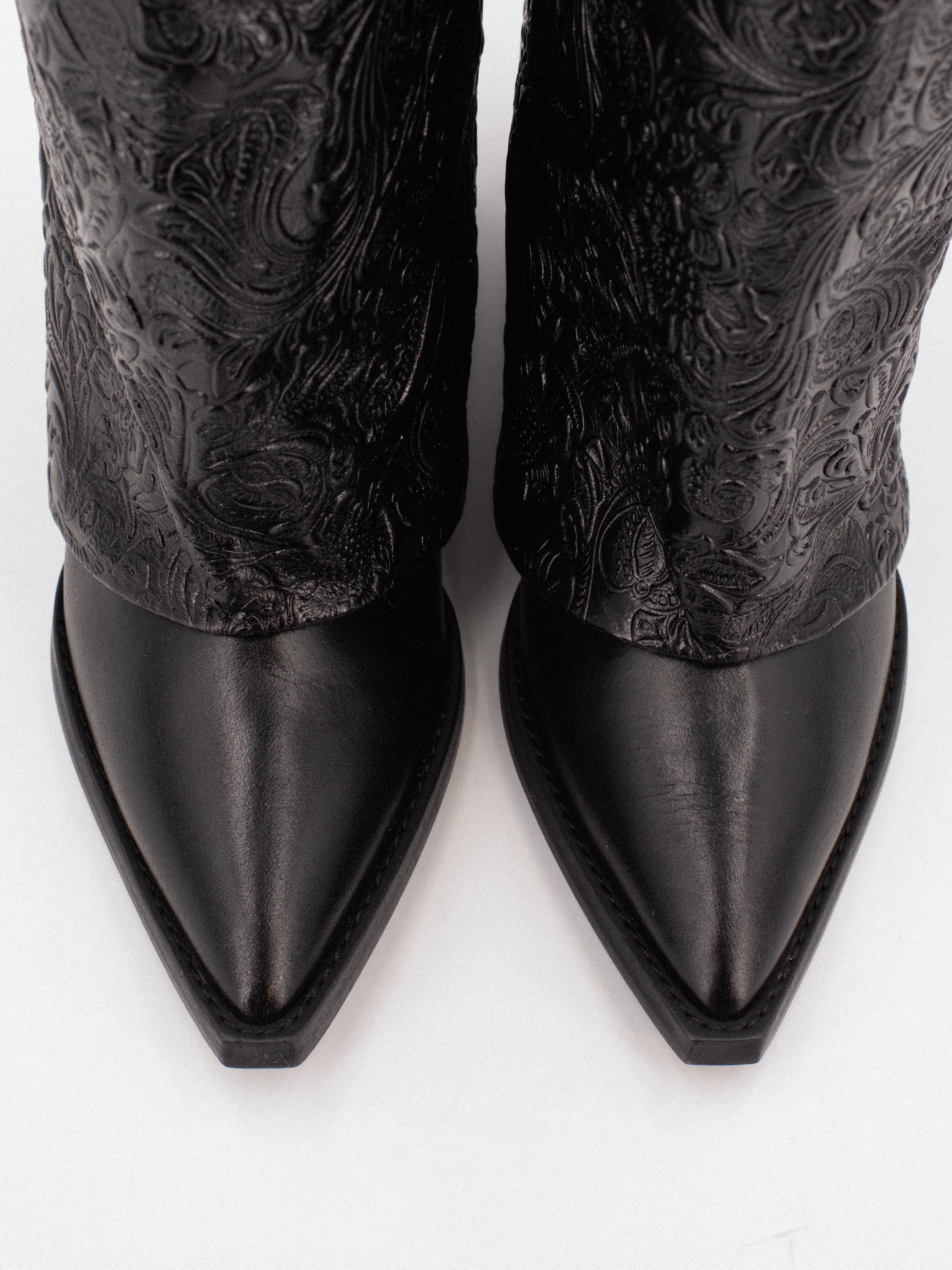FOLK BLACK BOOTS