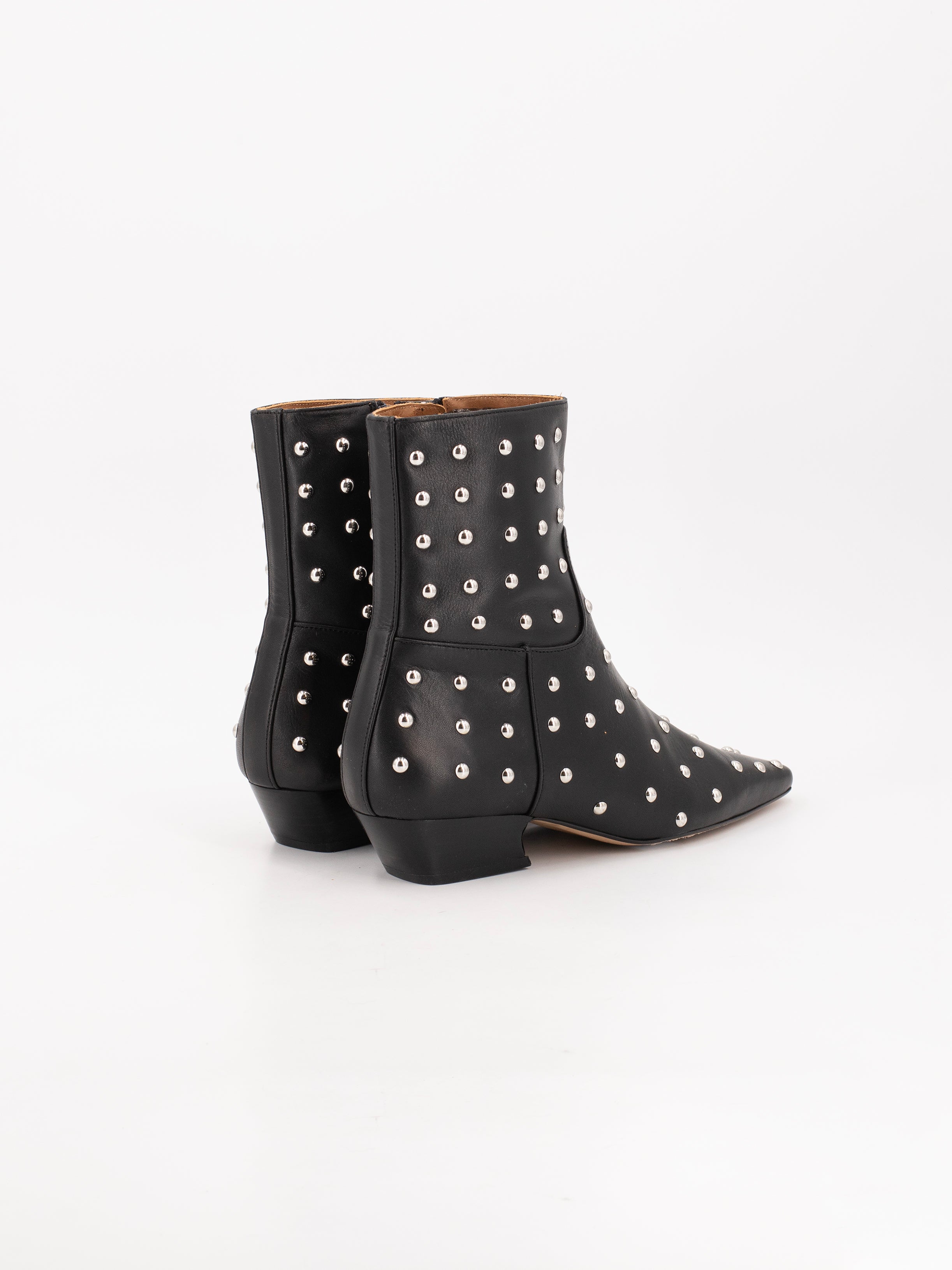 IRENE PUNK BLACK BOOTIES