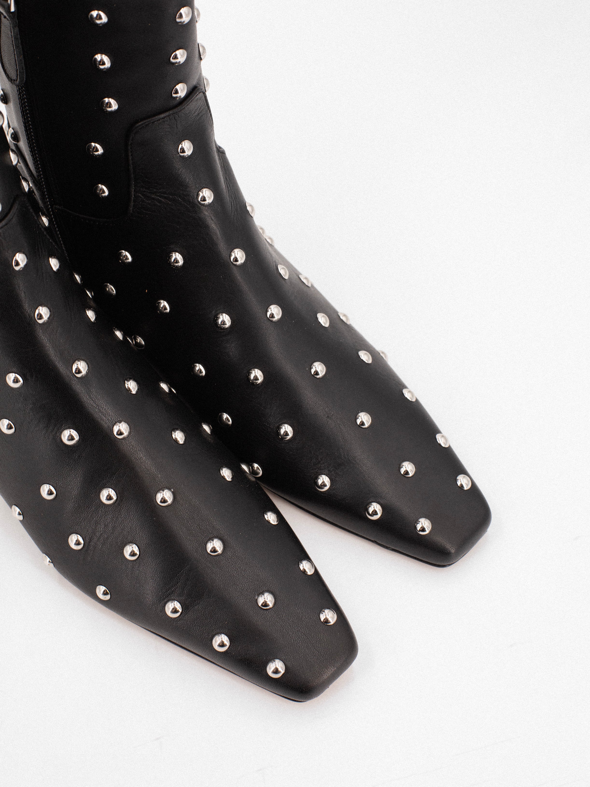 IRENE PUNK BLACK BOOTIES