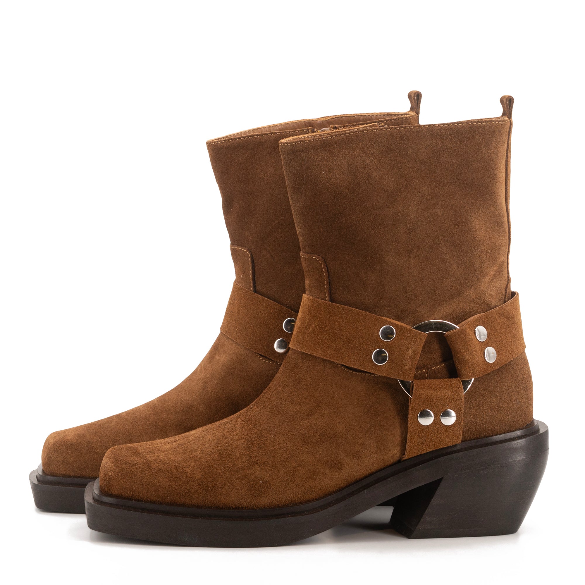 RINGO BROWN SUEDE BOOTIES