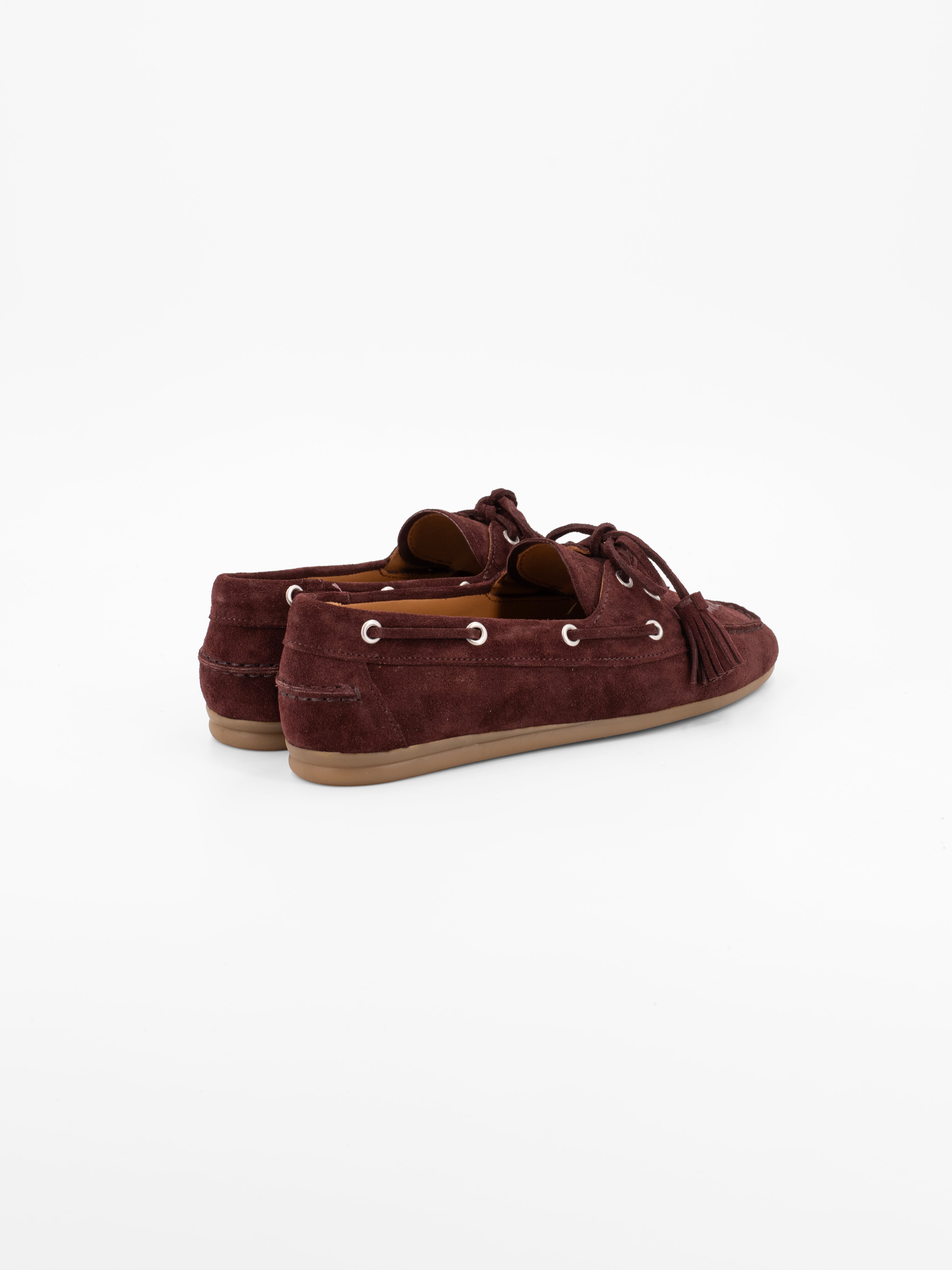 SHIMA SUEDE MOCCASIN WITH TASSELS