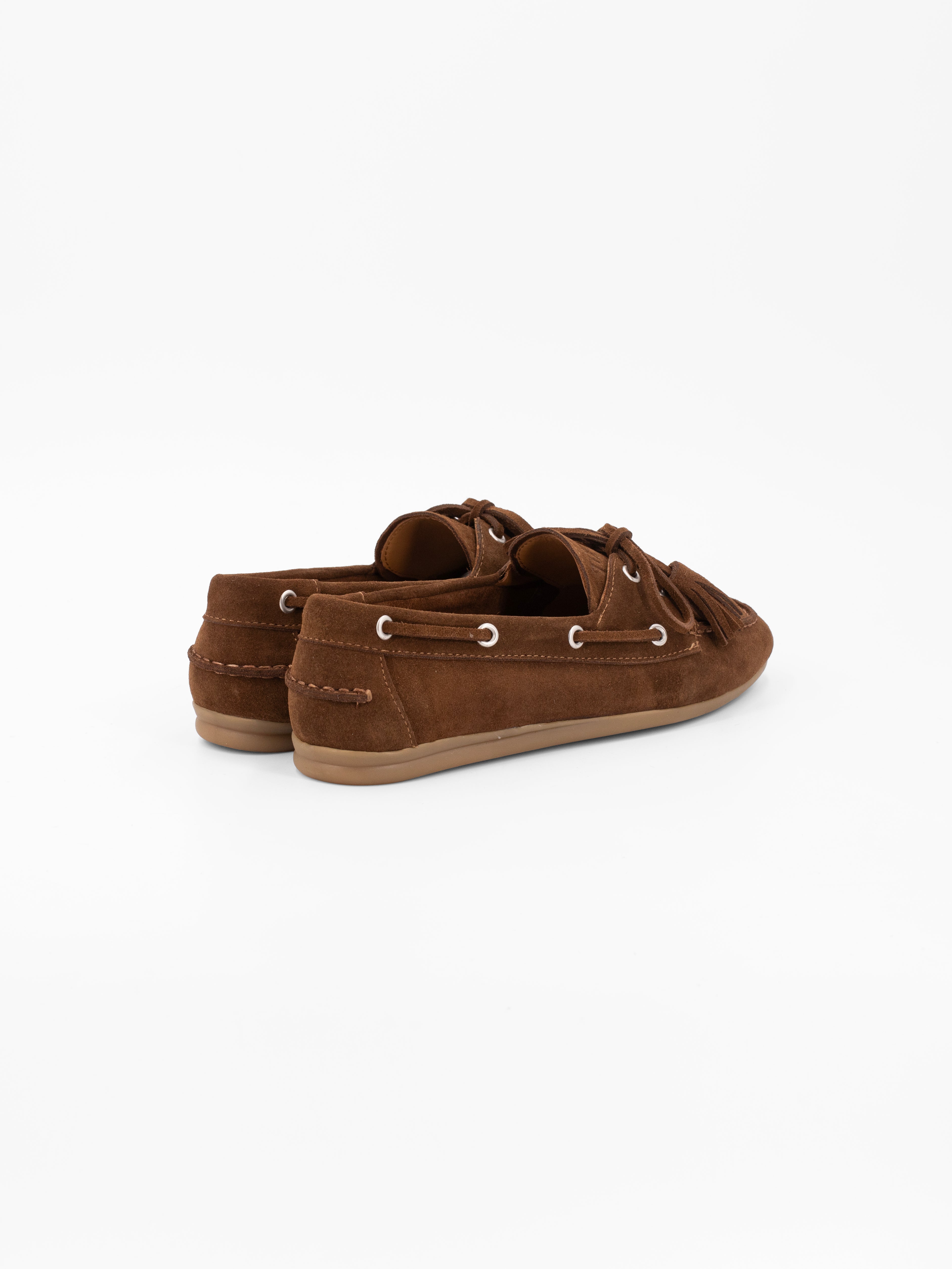 SHIMA SUEDE MOCCASIN WITH TASSELS