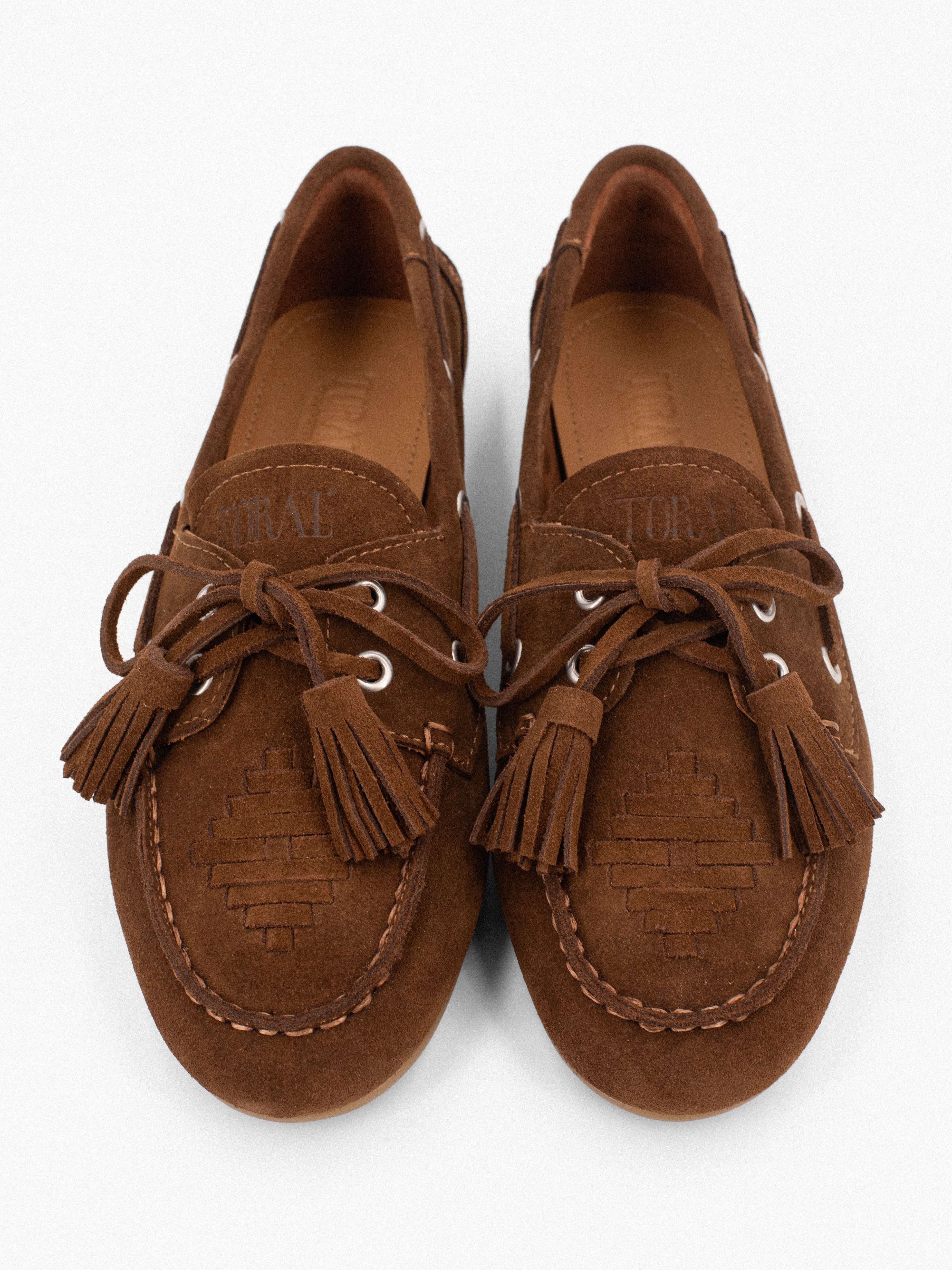 SHIMA SUEDE MOCCASIN WITH TASSELS