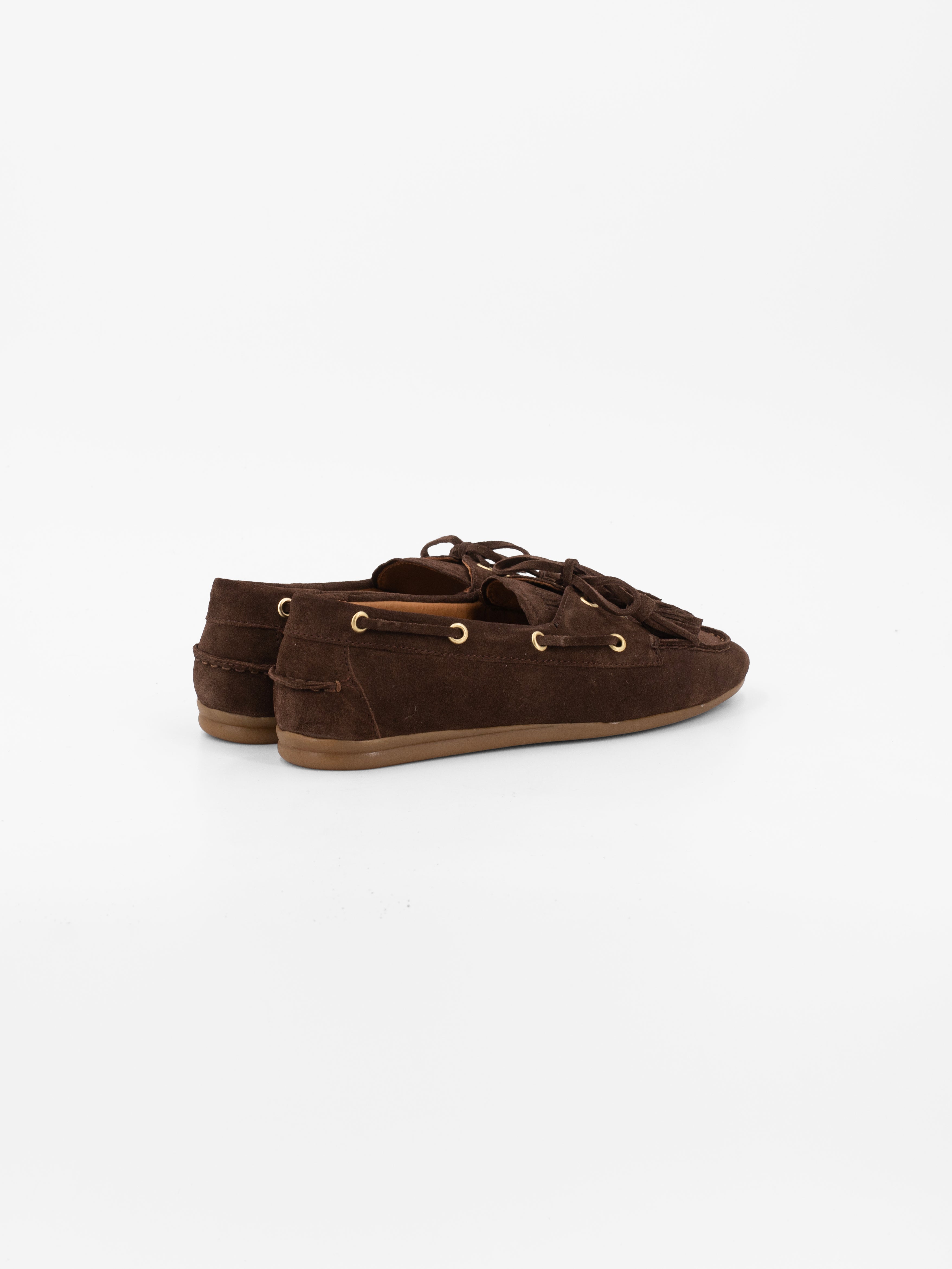 SHIMA SUEDE MOCCASIN WITH TASSELS