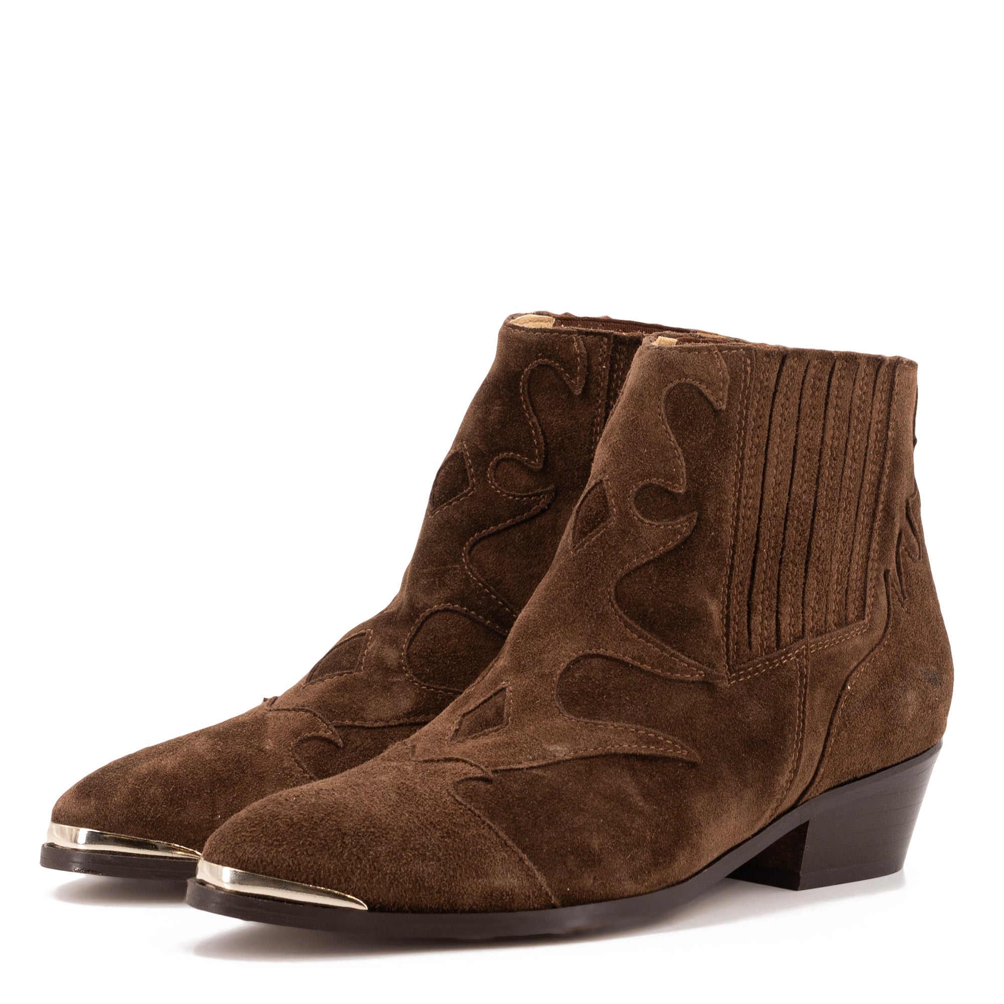 SONIA WESTERN ANKLE BOOTS