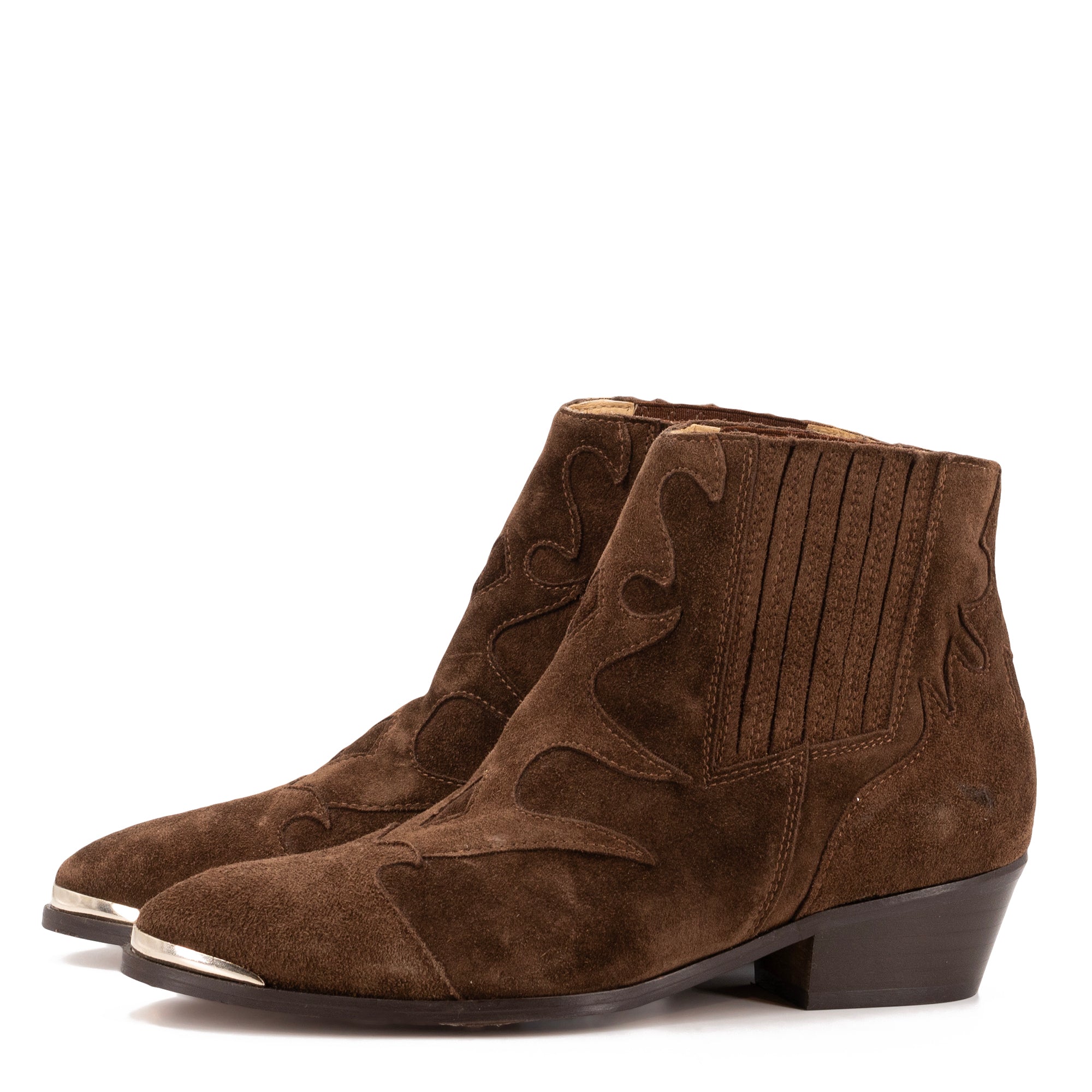 SONIA WESTERN ANKLE BOOTS