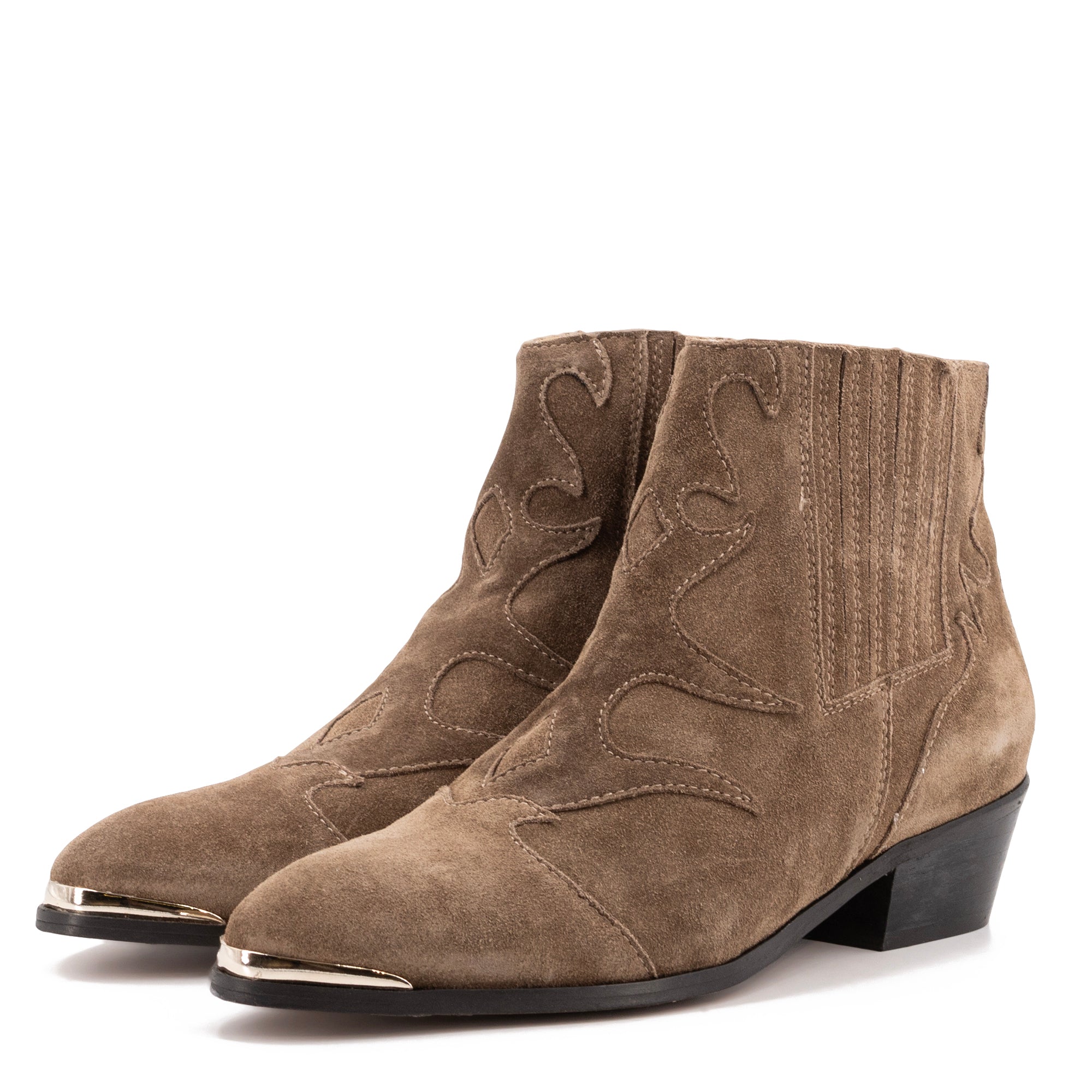 SONIA WESTERN ANKLE BOOTS