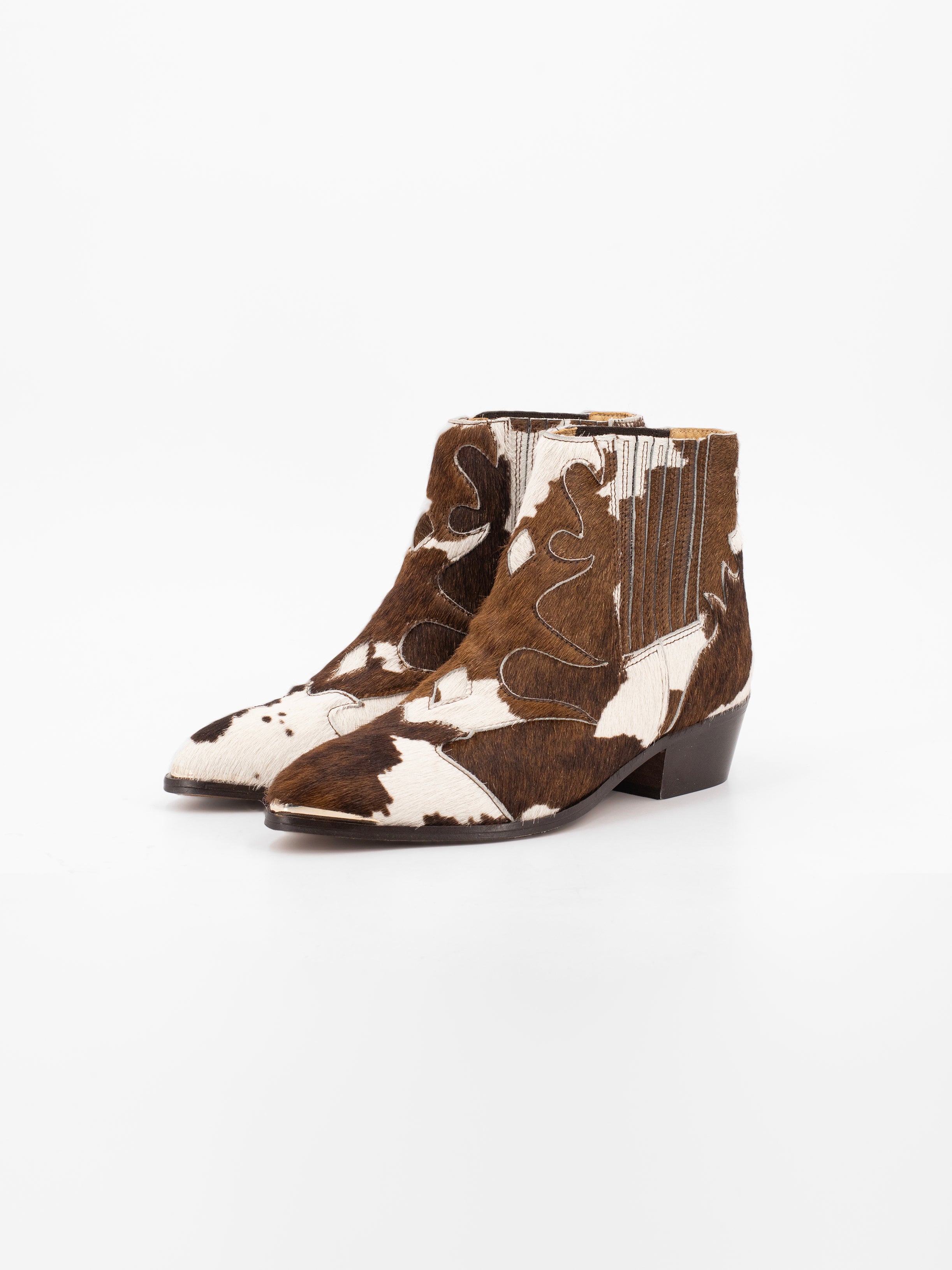 SONIA METAL MUCCA WHITE BOOTIE