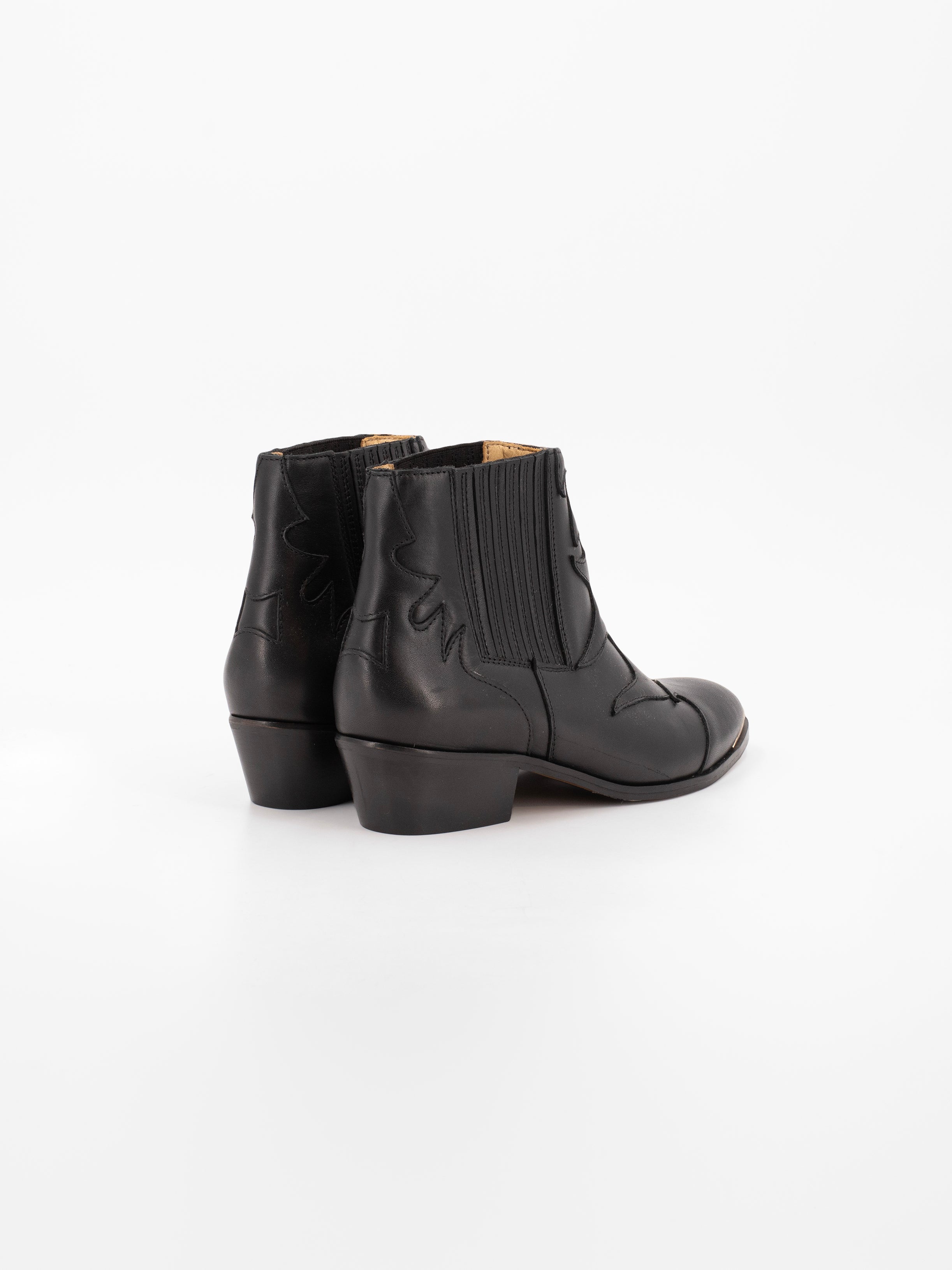 SONIA METAL BLACK BOOTIE