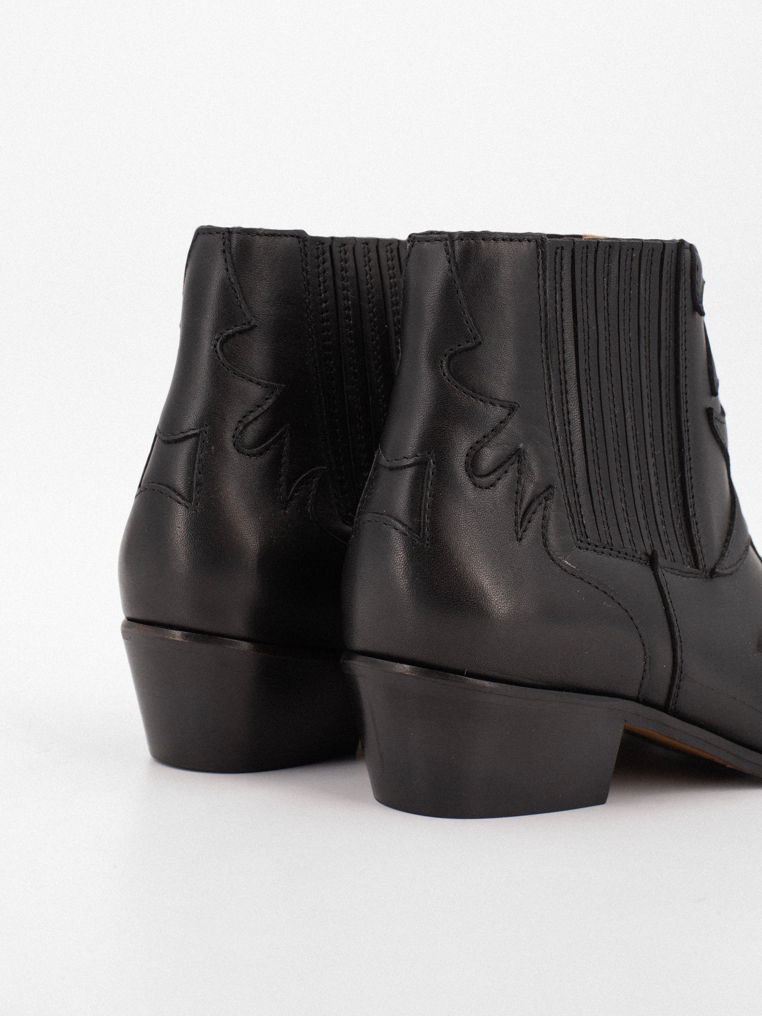 SONIA METAL BLACK BOOTIE
