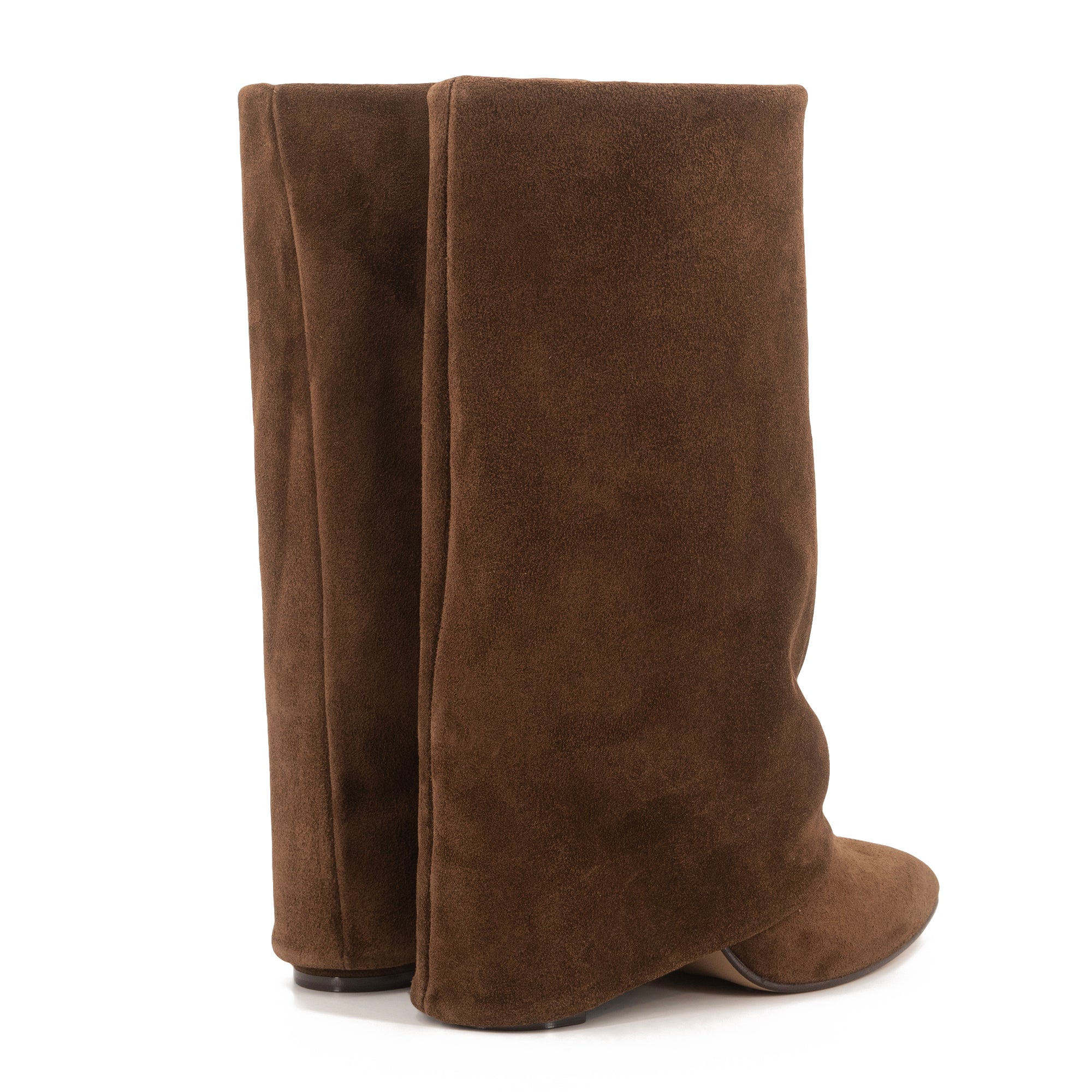 BERTA BROWN SUEDE BOOTS