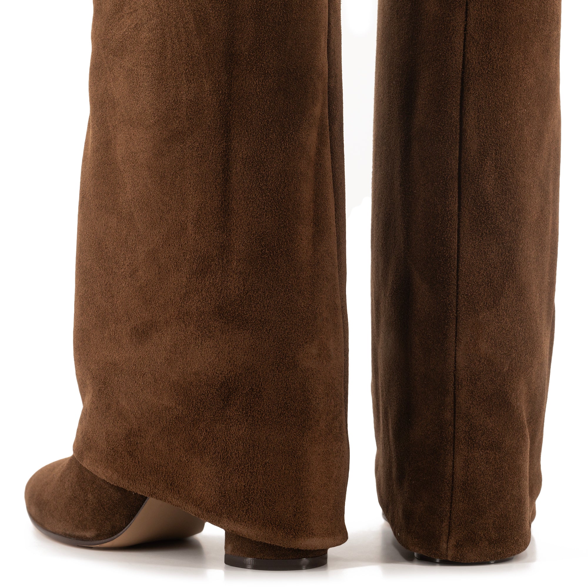 BERTA BROWN SUEDE BOOTS