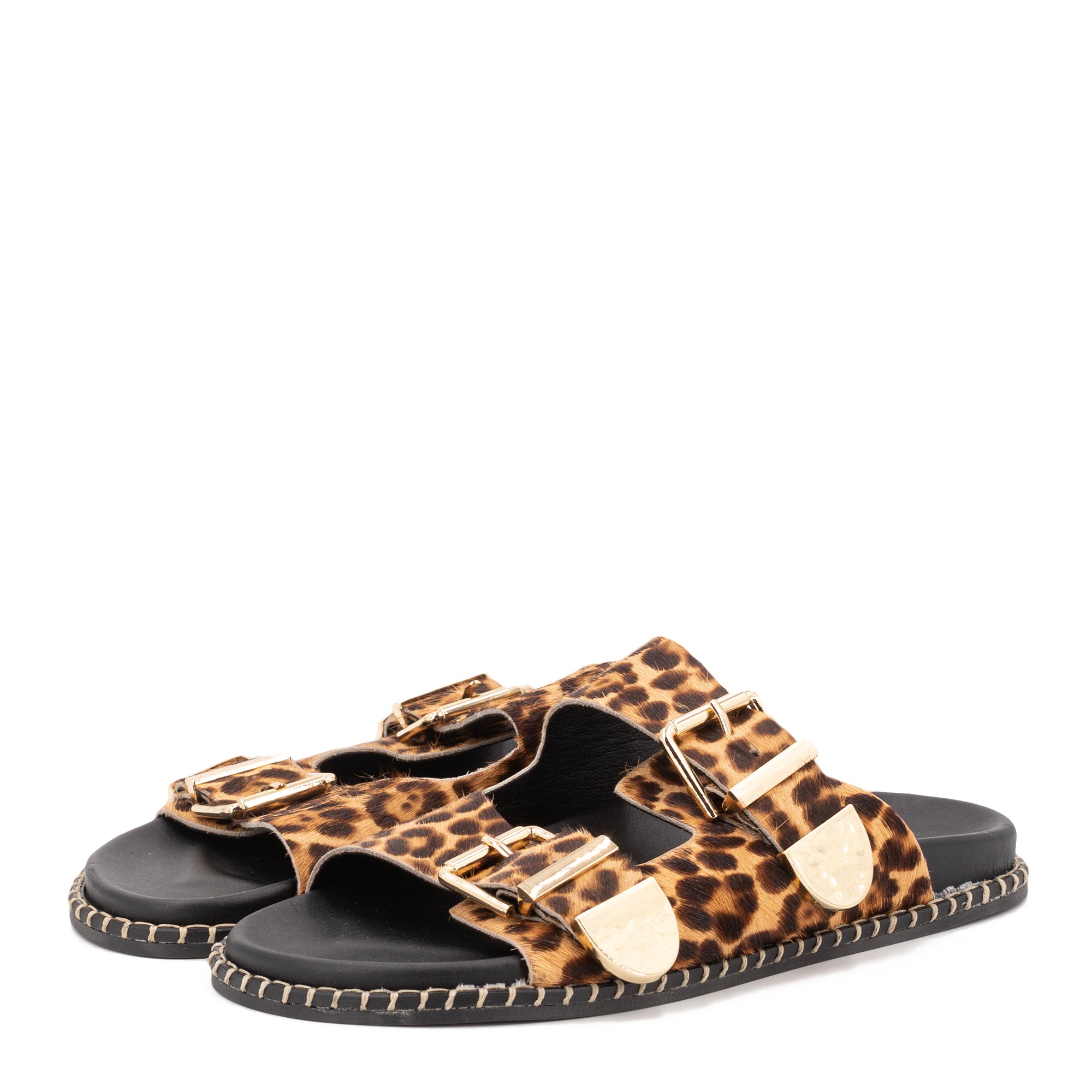 HIDRA LEOPARD PRINT SANDALS