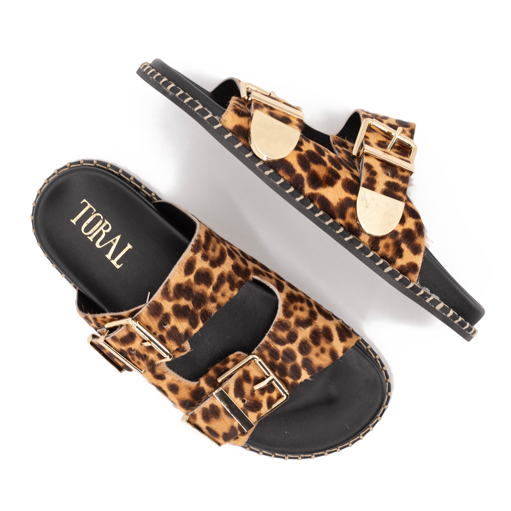 HIDRA LEOPARD PRINT SANDALS