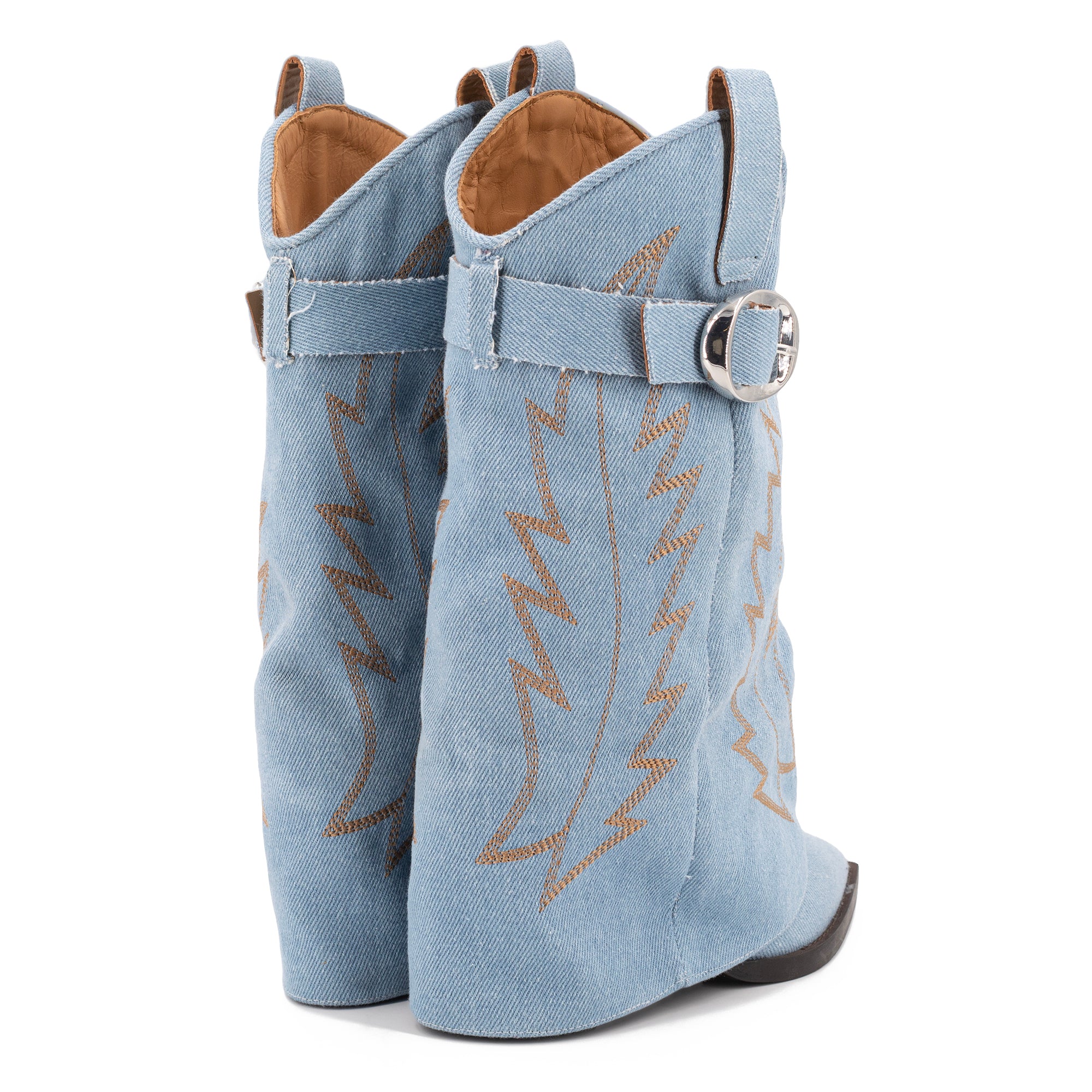 LAREDO LIGHT DENIM BOOTS