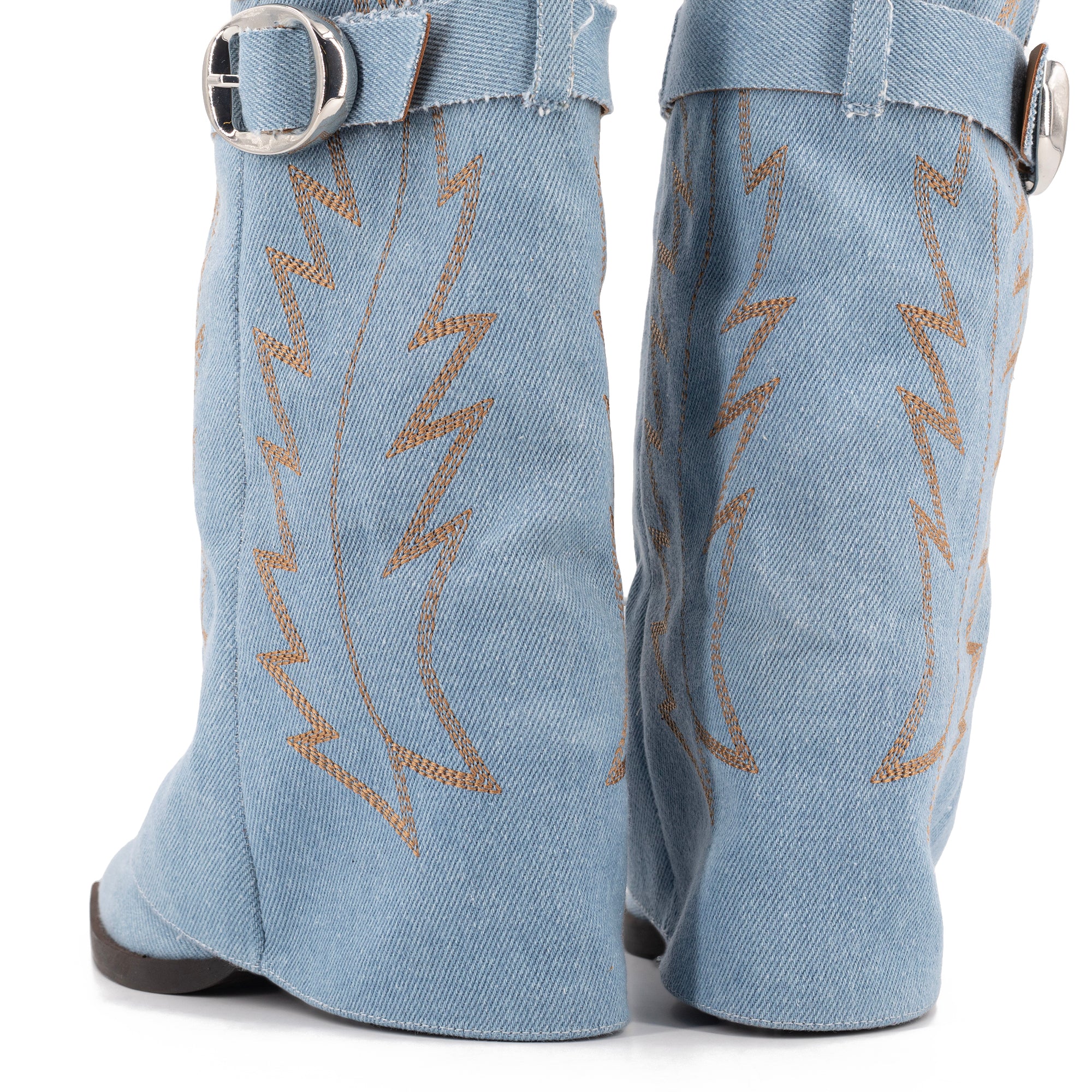 LAREDO LIGHT DENIM BOOTS