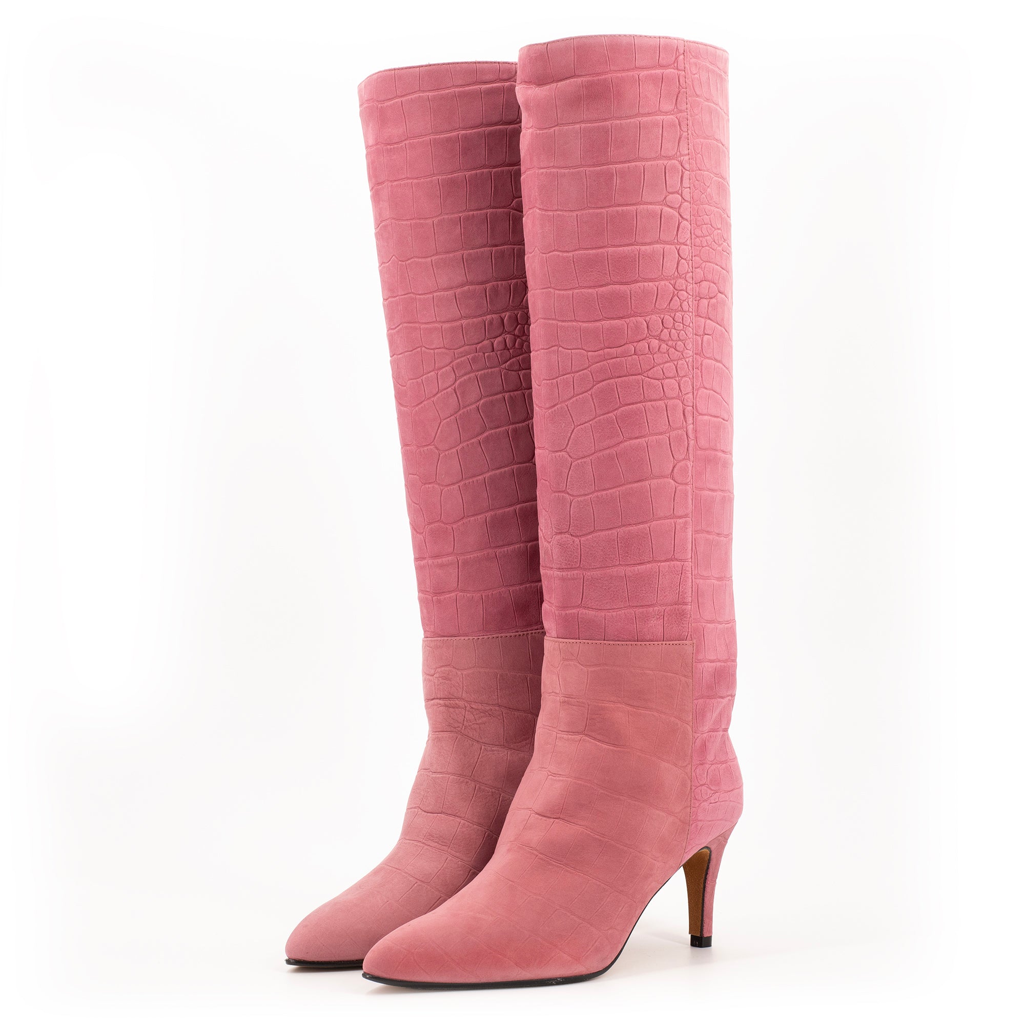 ROMA PINK TALL BOOTS