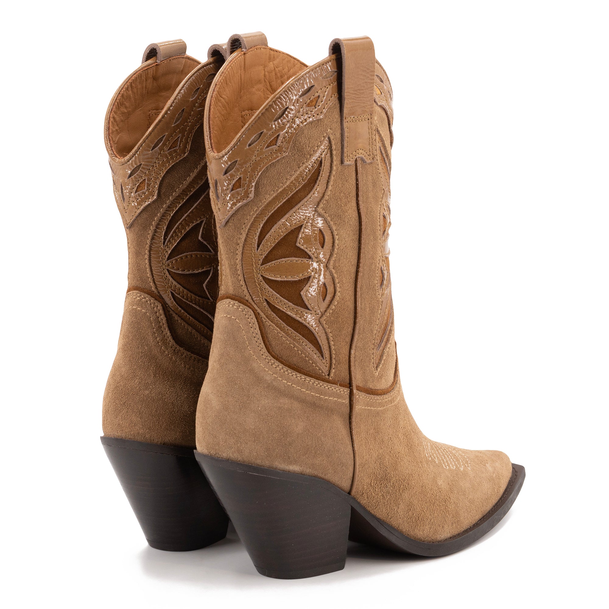 VENEZIA SUEDE COWBOY BOOTS