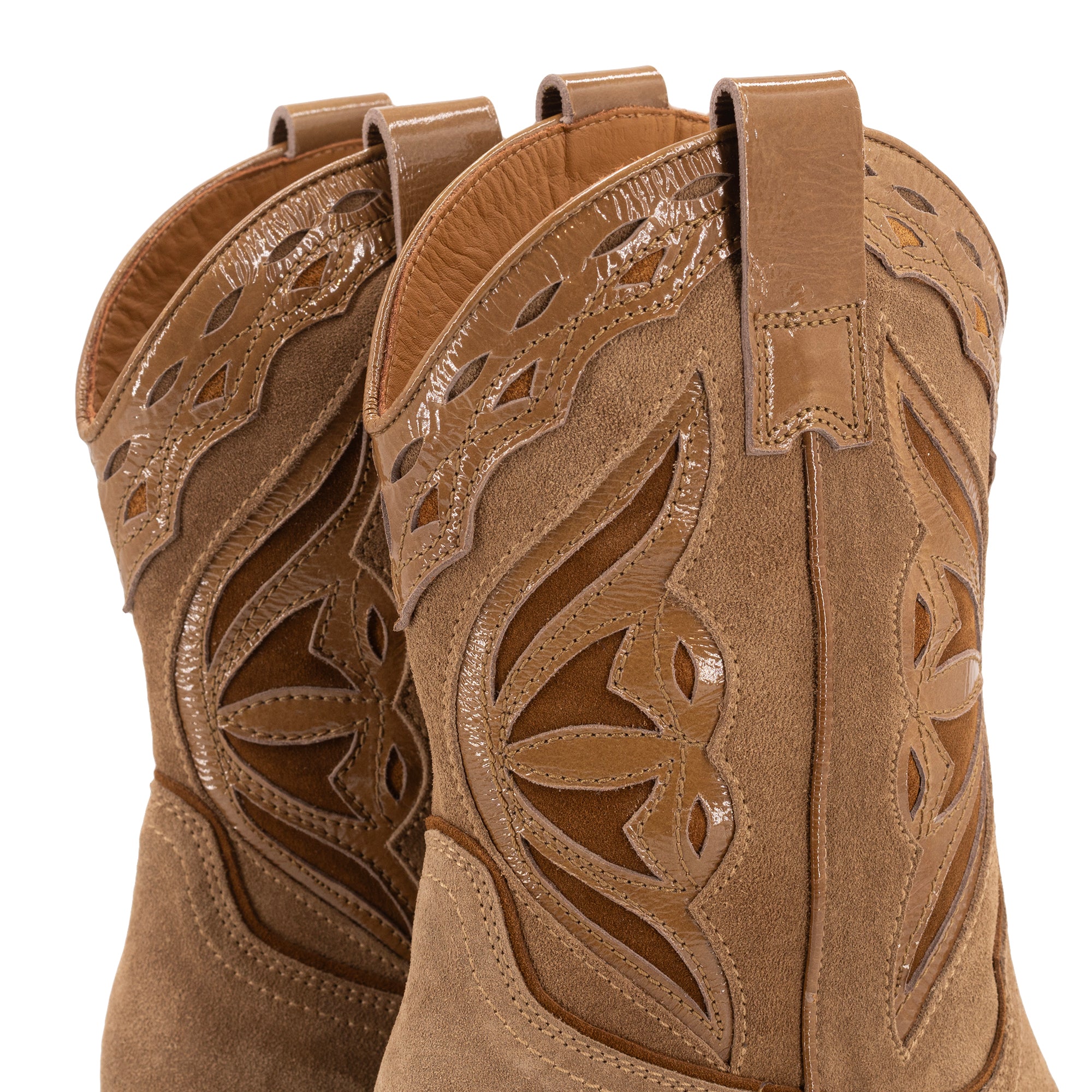 VENEZIA SUEDE COWBOY BOOTS