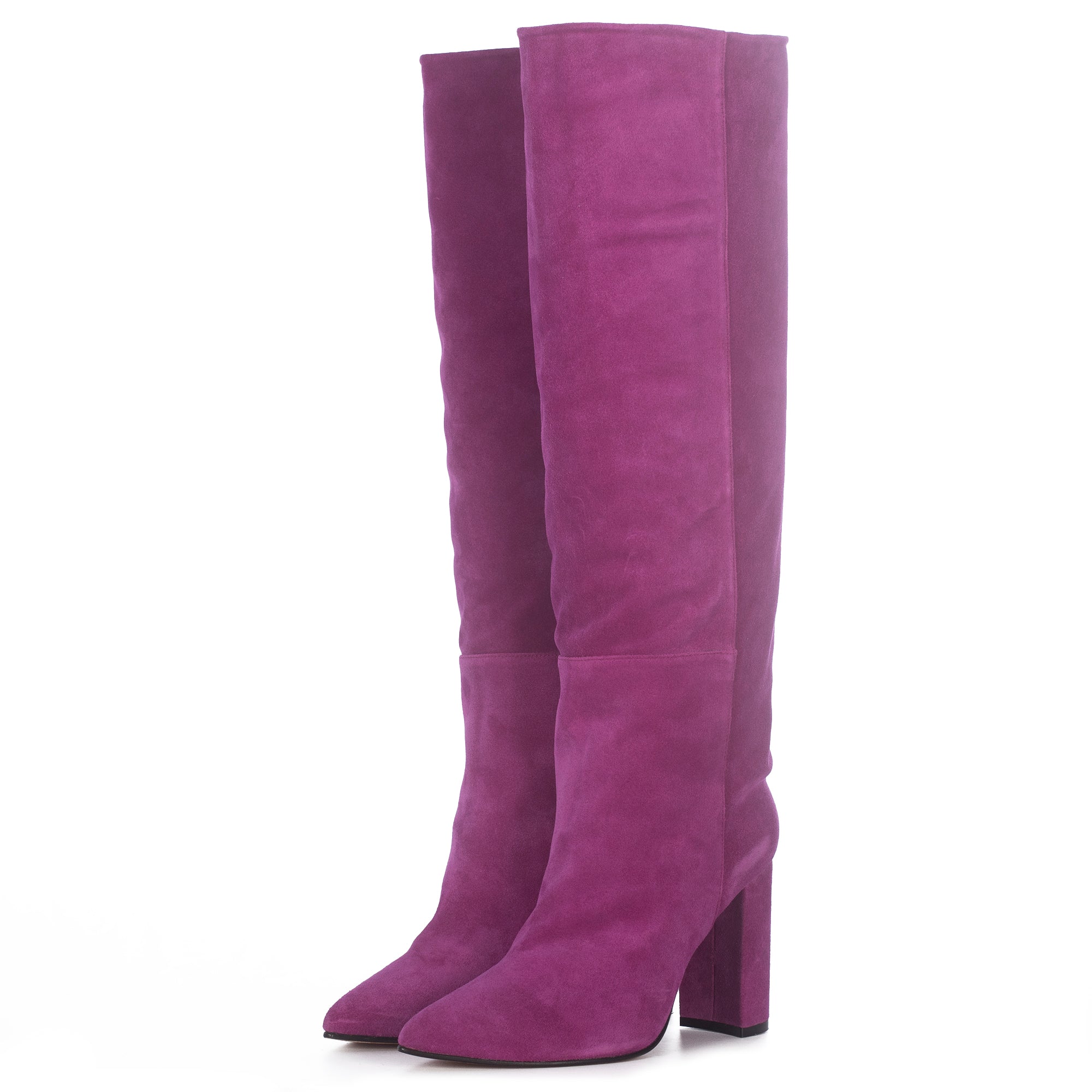 VIOLETTO SUEDE TALL BOOTS
