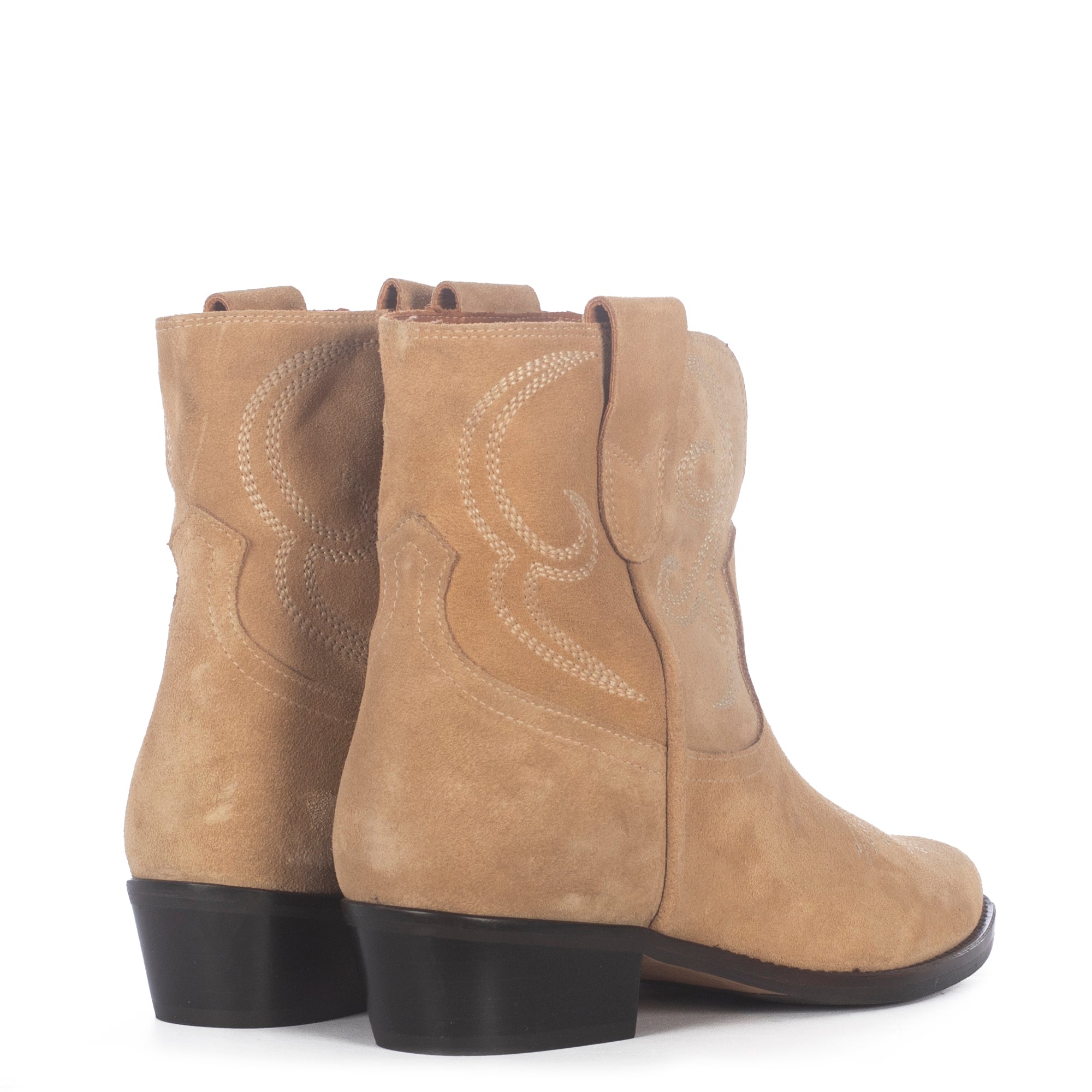 PUJA SAND ANKLE BOOTS