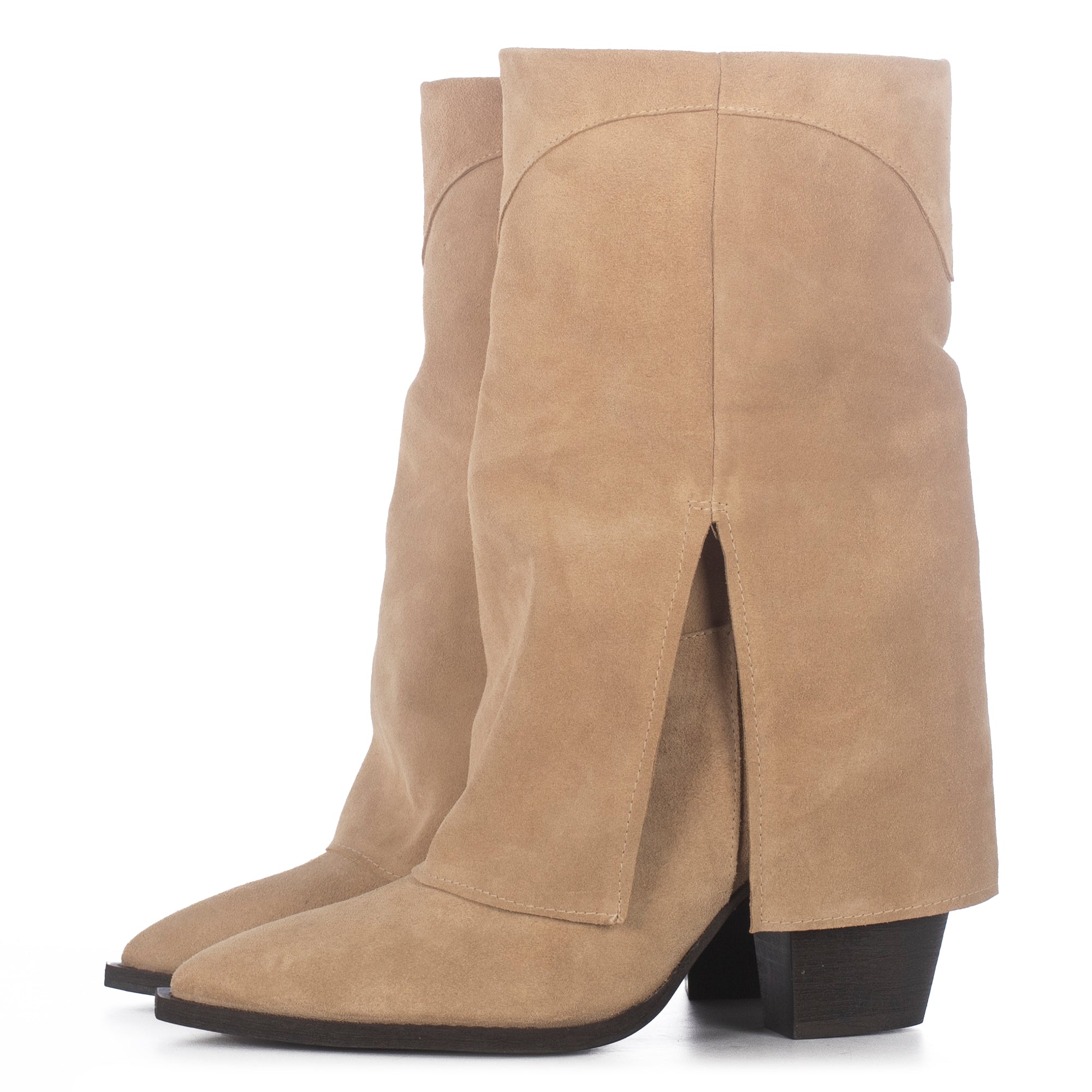 VEGAS SAND SUEDE BOOTS